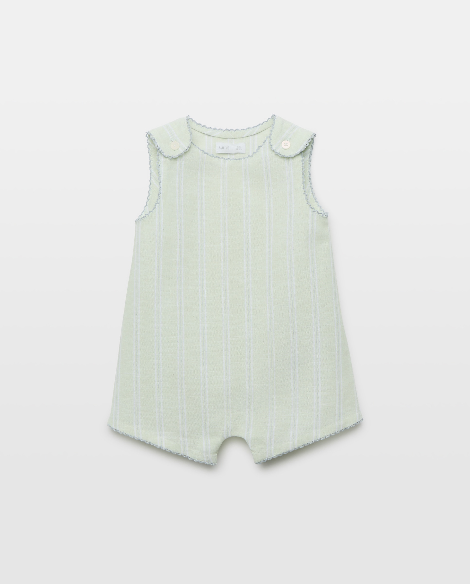 Imagen 0 de Pijama de bebé de lino sin mangas