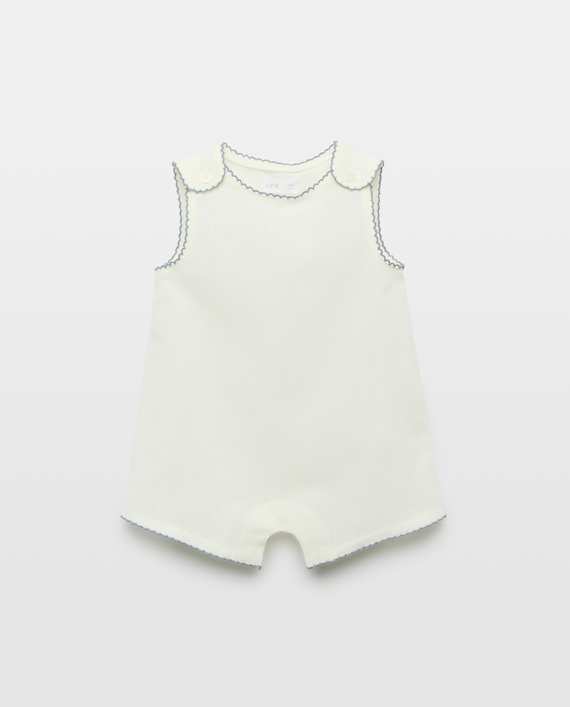 Imagen 0 de Pijama de bebé de lino sin mangas