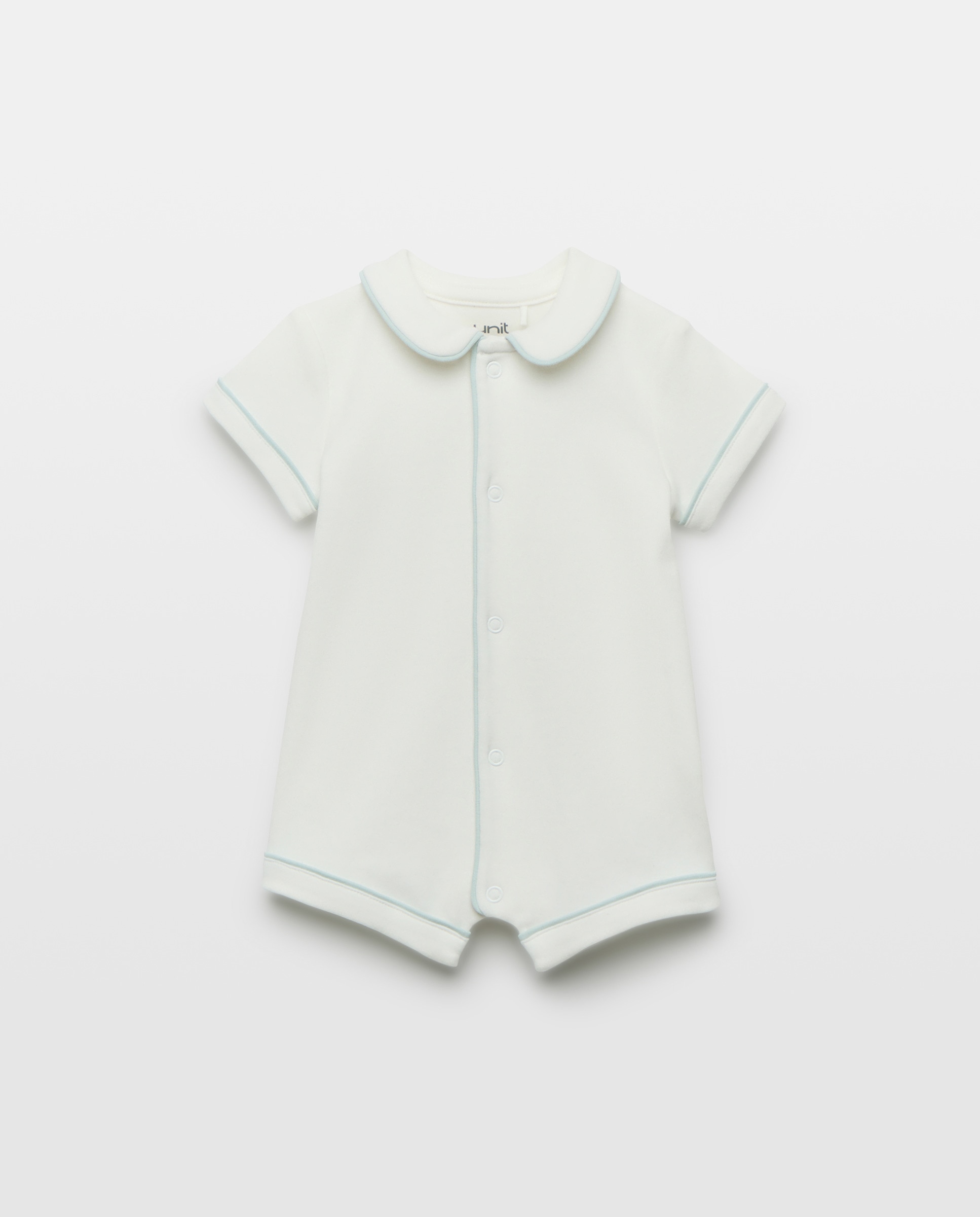 Imagen 0 de Pijama de bebé manga corta con contrastes