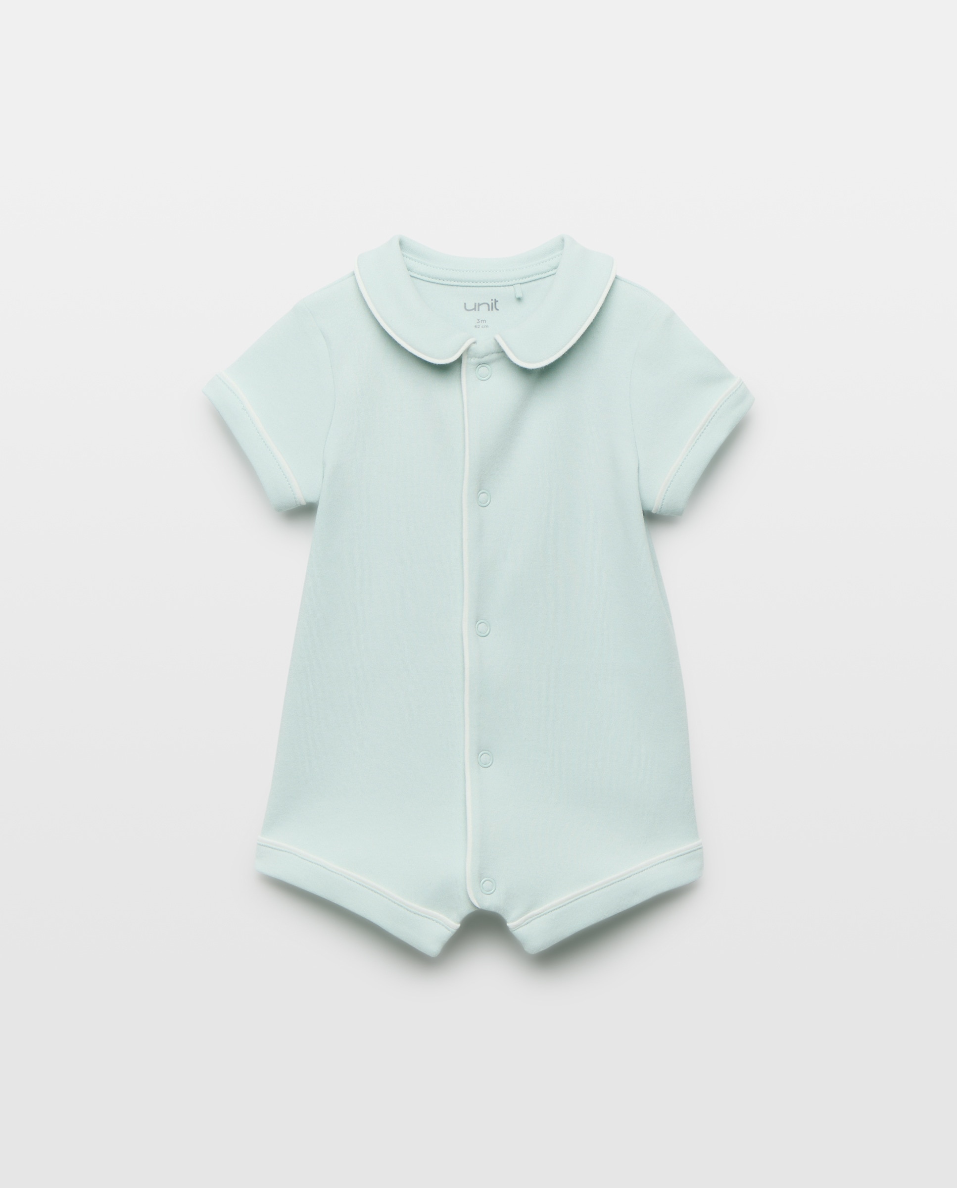 Imagen 0 de Pijama de bebé manga corta con contrastes