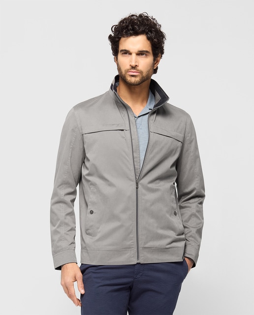 Imagem 0 de Blusão Náutico com Bolsos Laterais e Fechos Tipo Clip