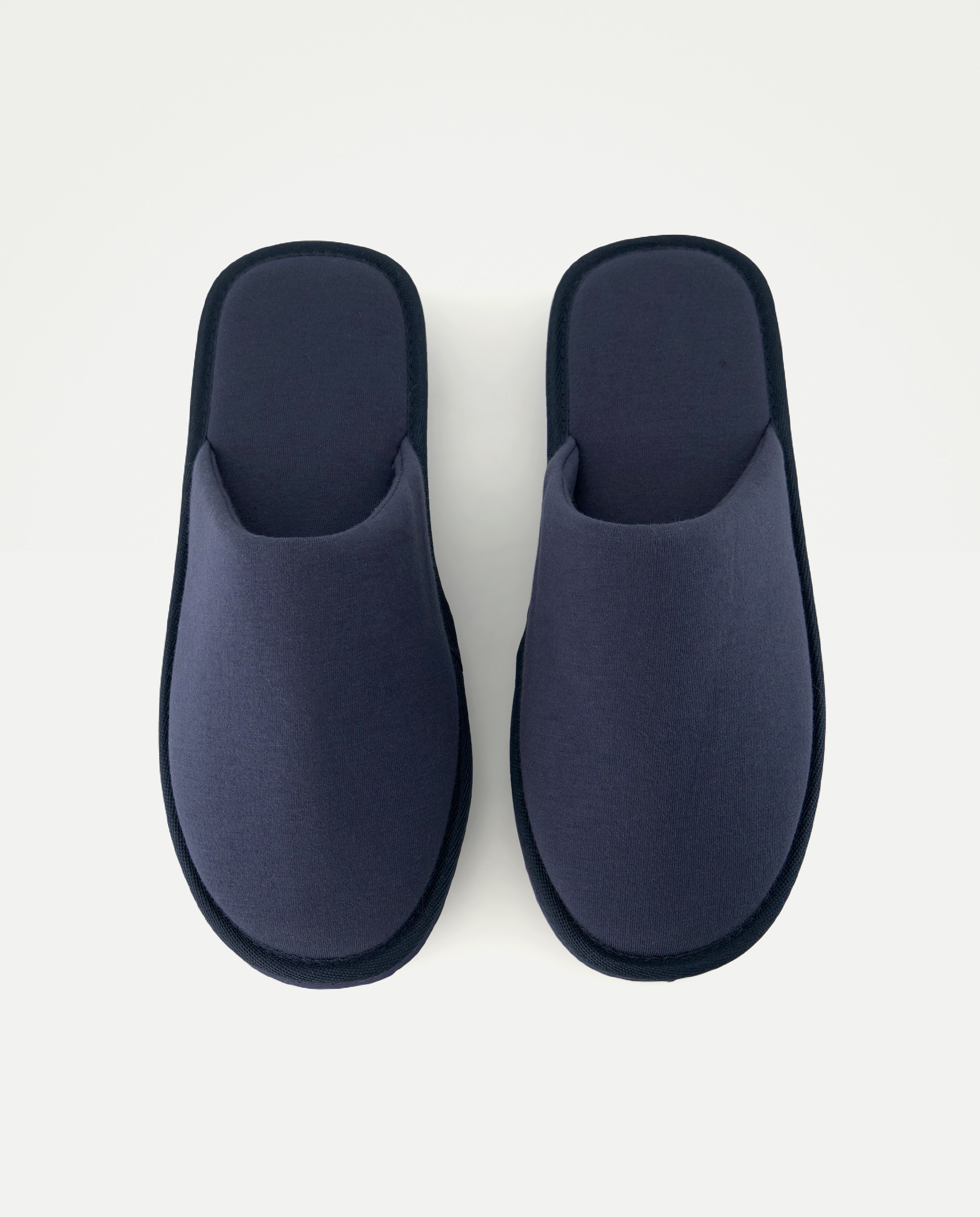 Zapatilla jersey de hombre con piso ligero Azul marino-4