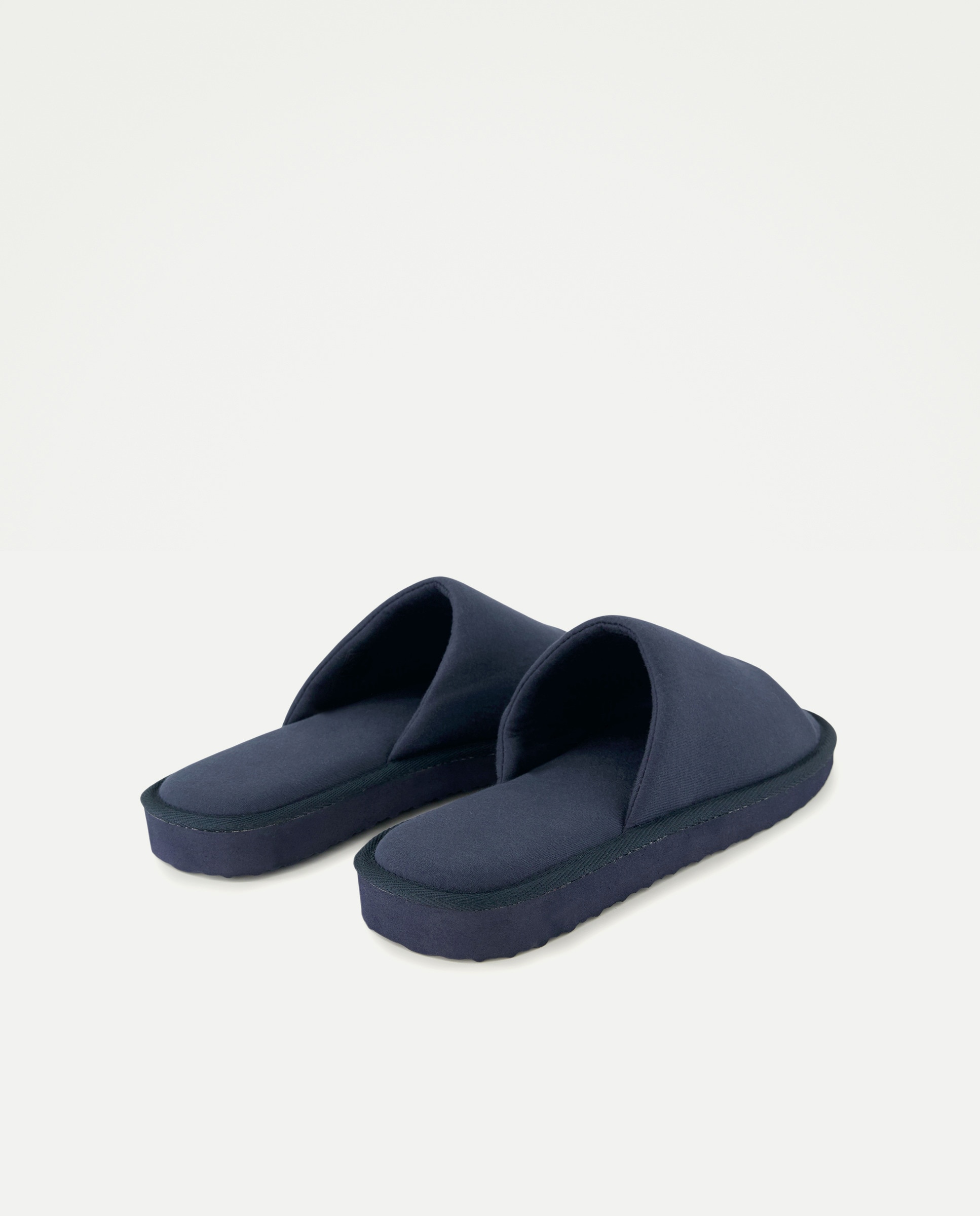 Zapatilla abierta jersey de hombre con piso ligero Azul marino-3