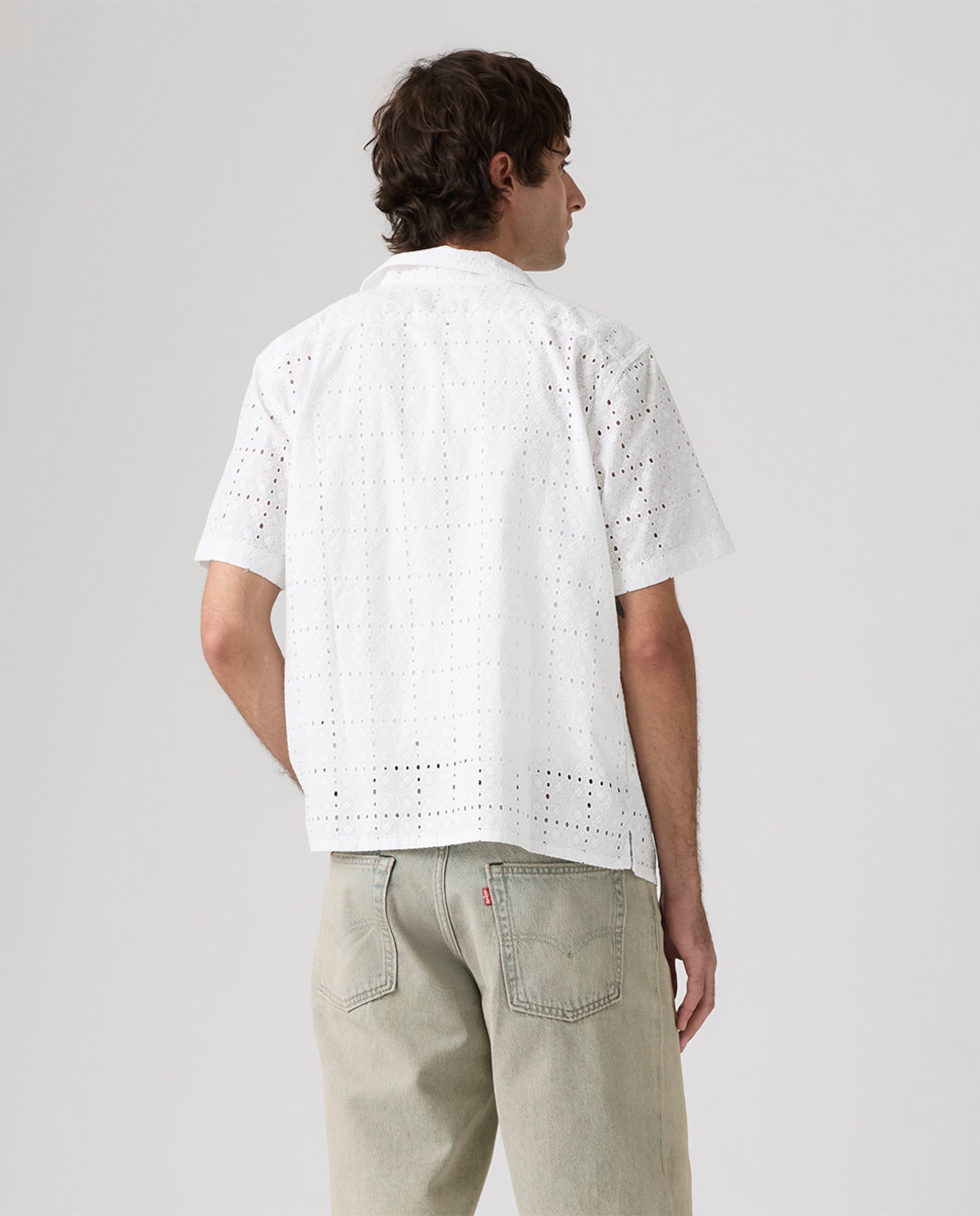 Camisa de Manga Curta Branco-2