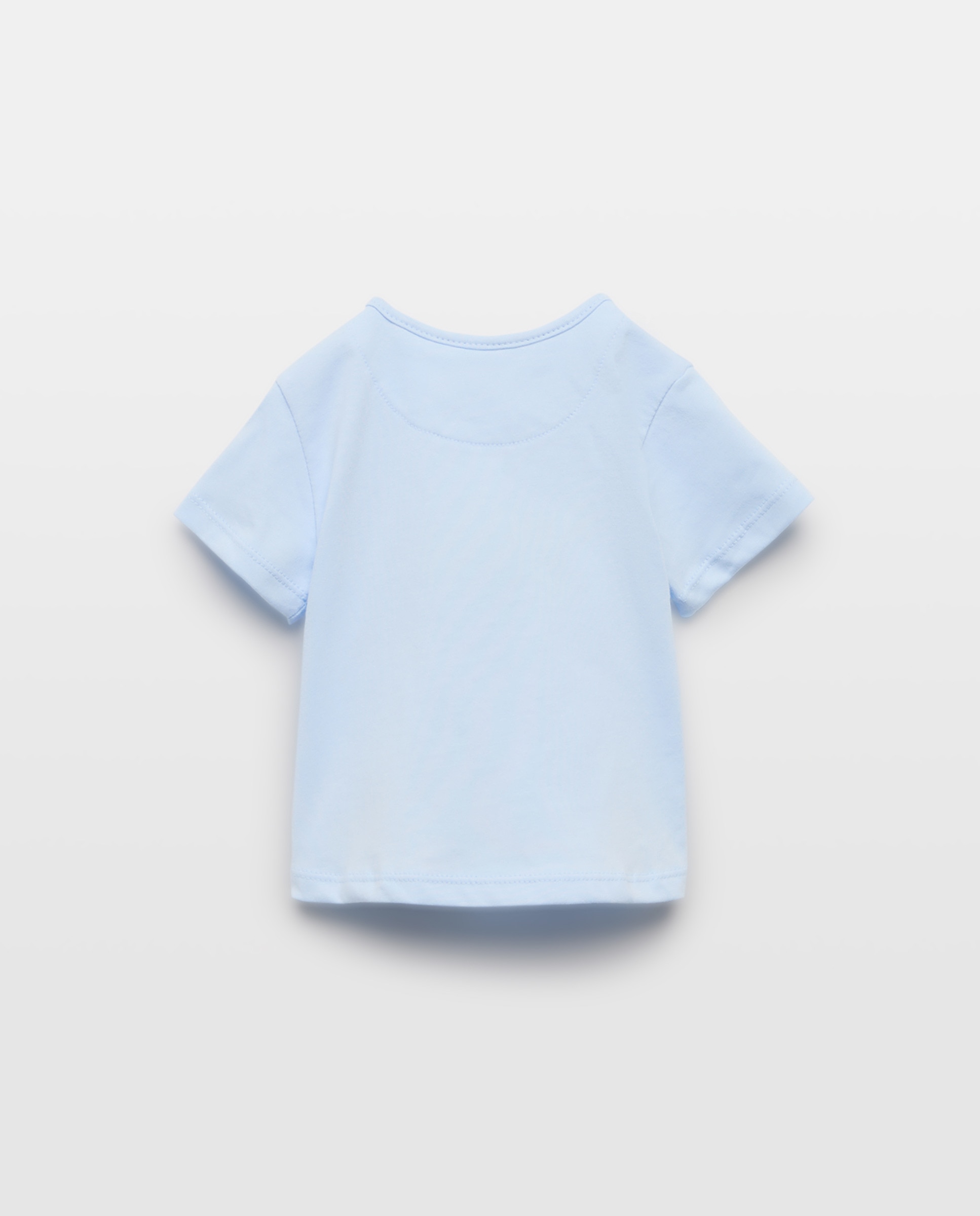 T-shirt de Bebé com Estampado de Tartaruga Branco-2