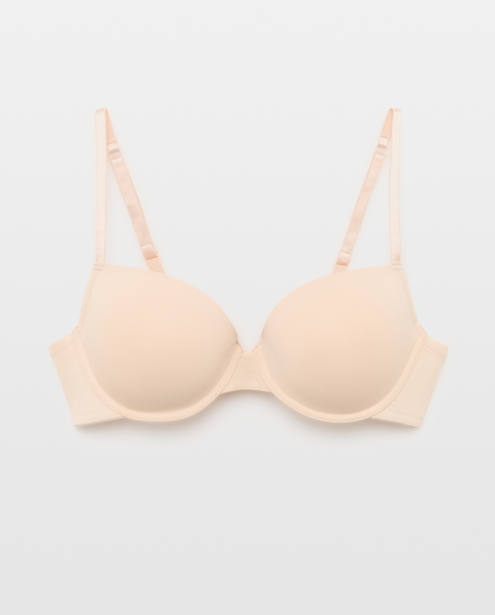 Sujetador básico microfibra copa b 250 Nude-3