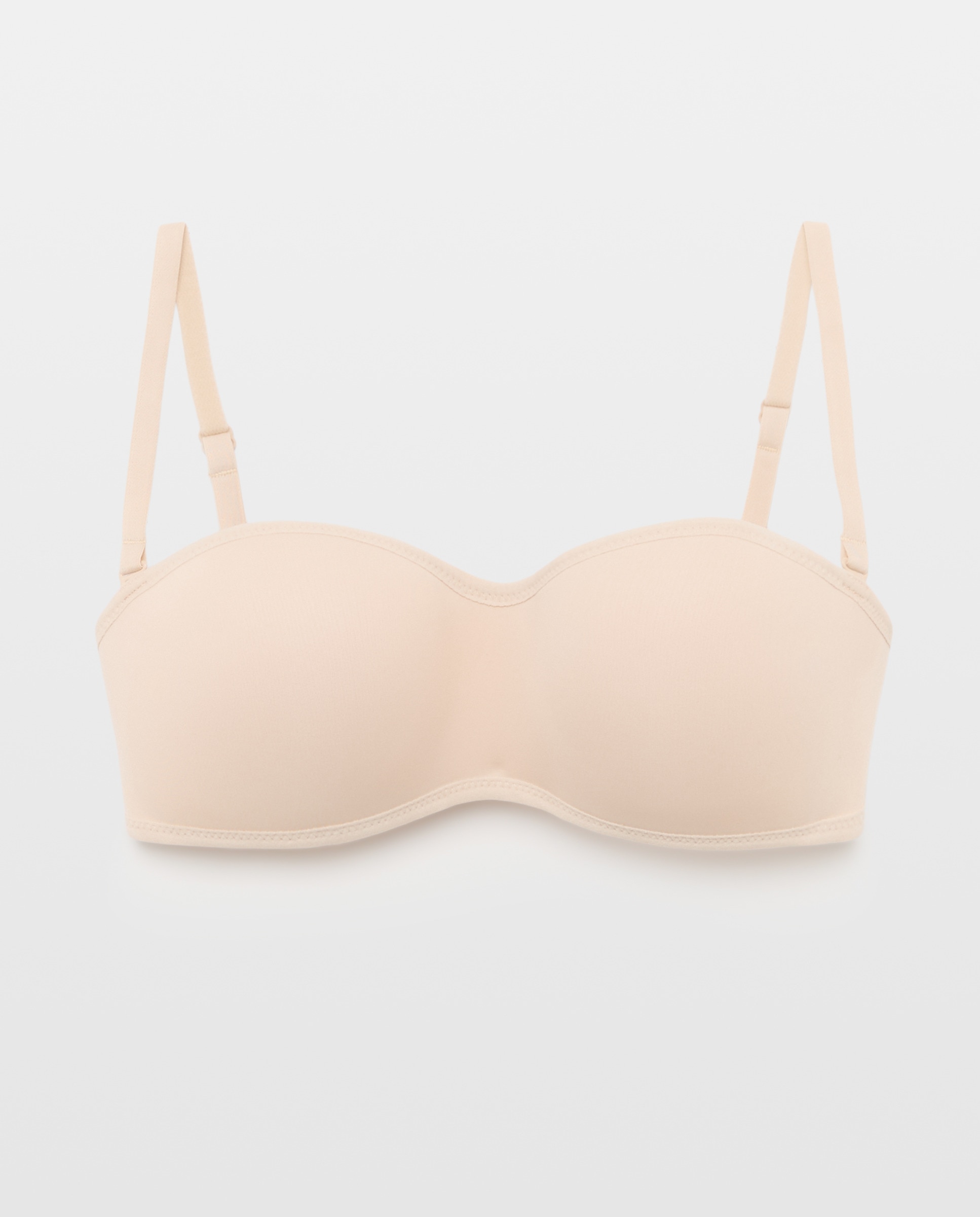 Sujetador preformado bandeau Nude-4