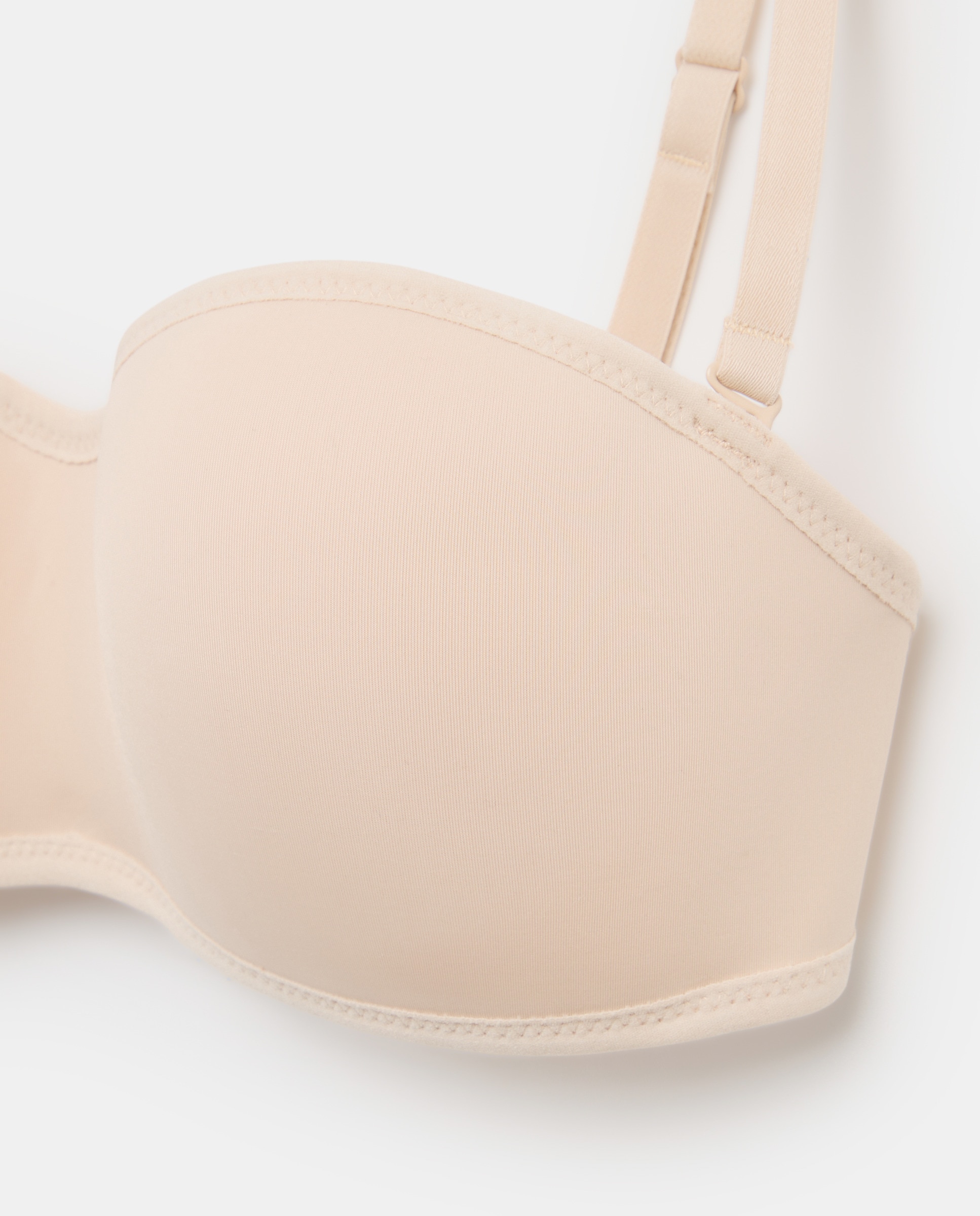 Sujetador preformado bandeau Nude-5