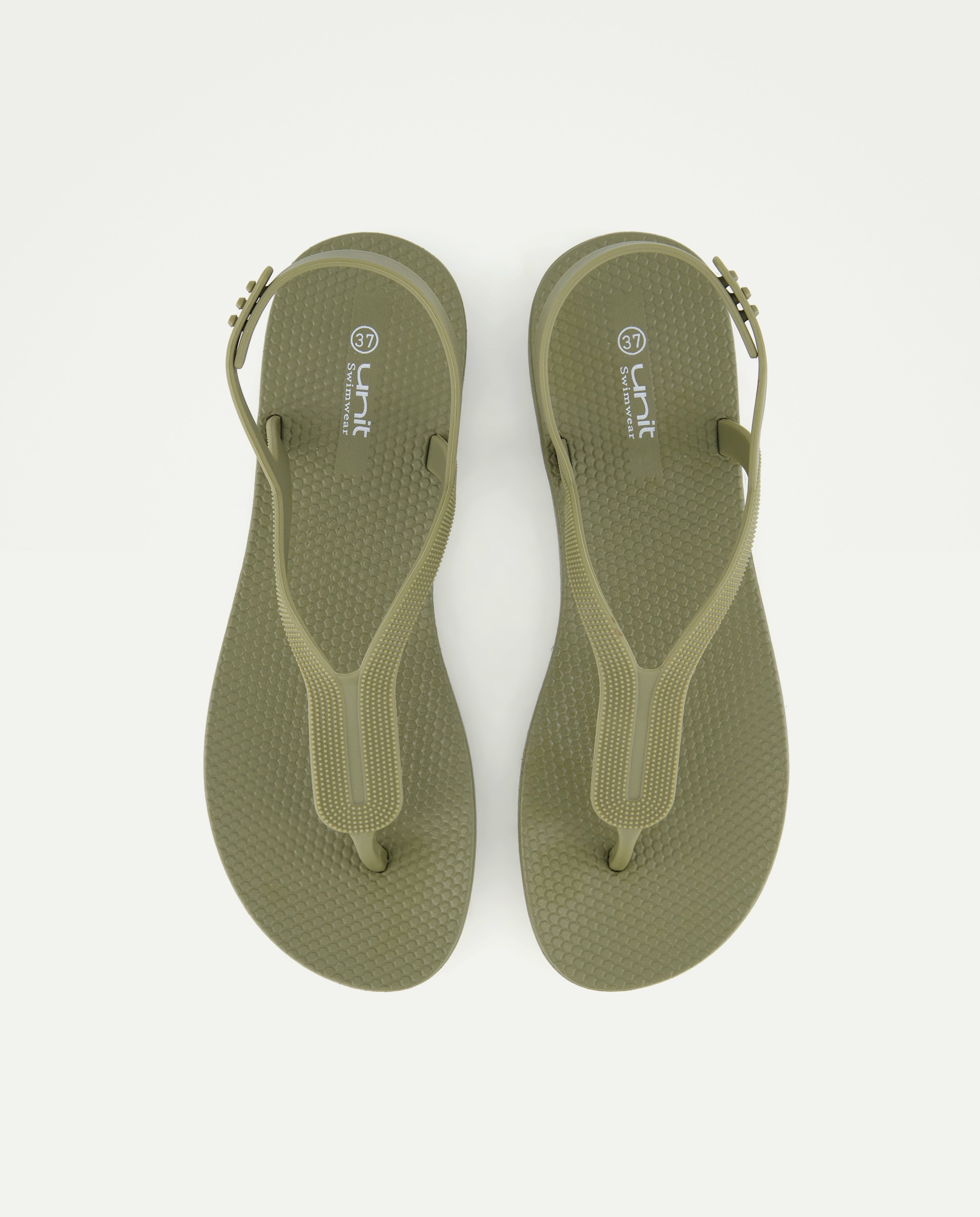 Chancla de mujer dedo 520 Kaki-4