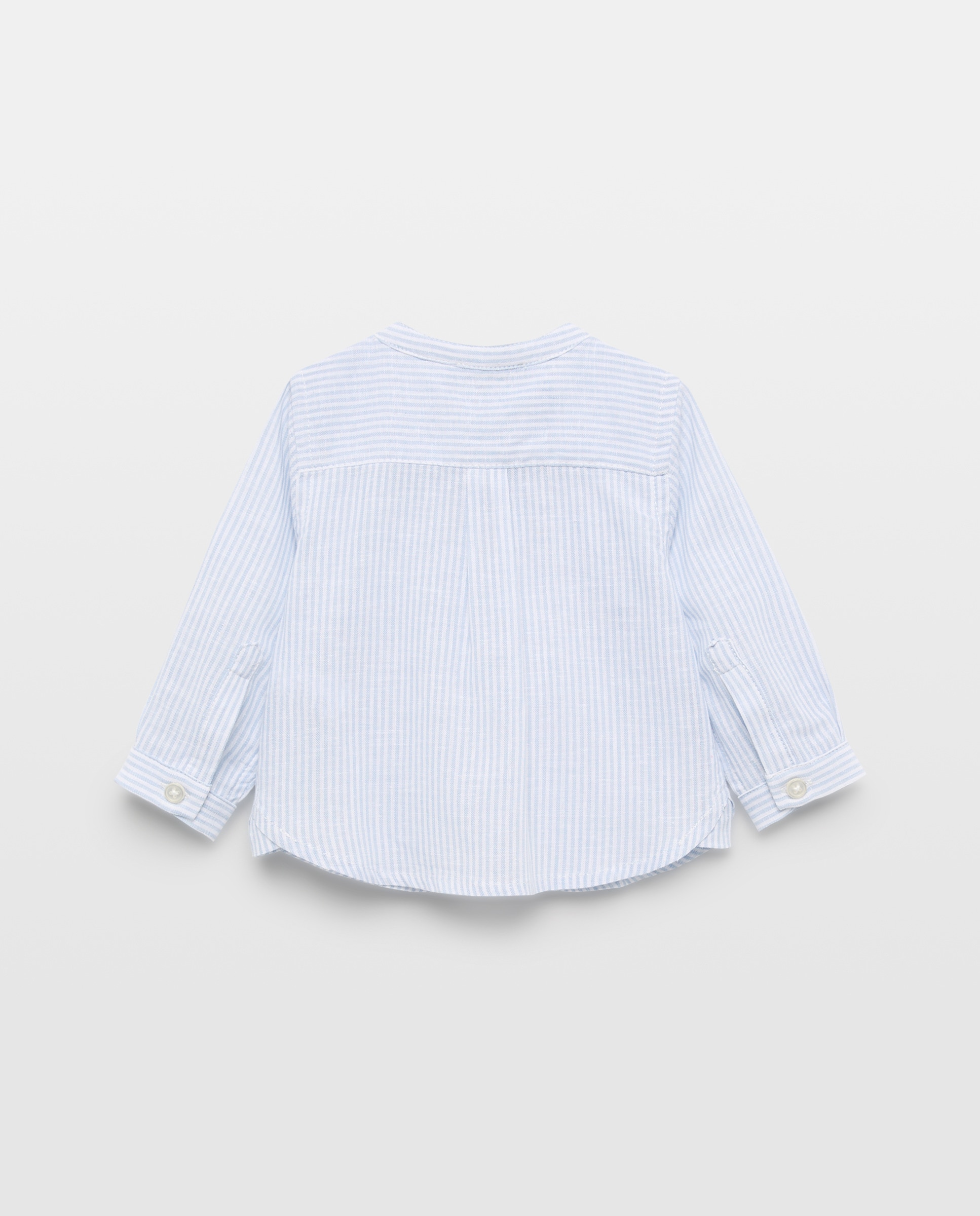 Camisa de Bebé com Manga Comprida e Gola à Padre Coconut El Corte Inglés Azul-2