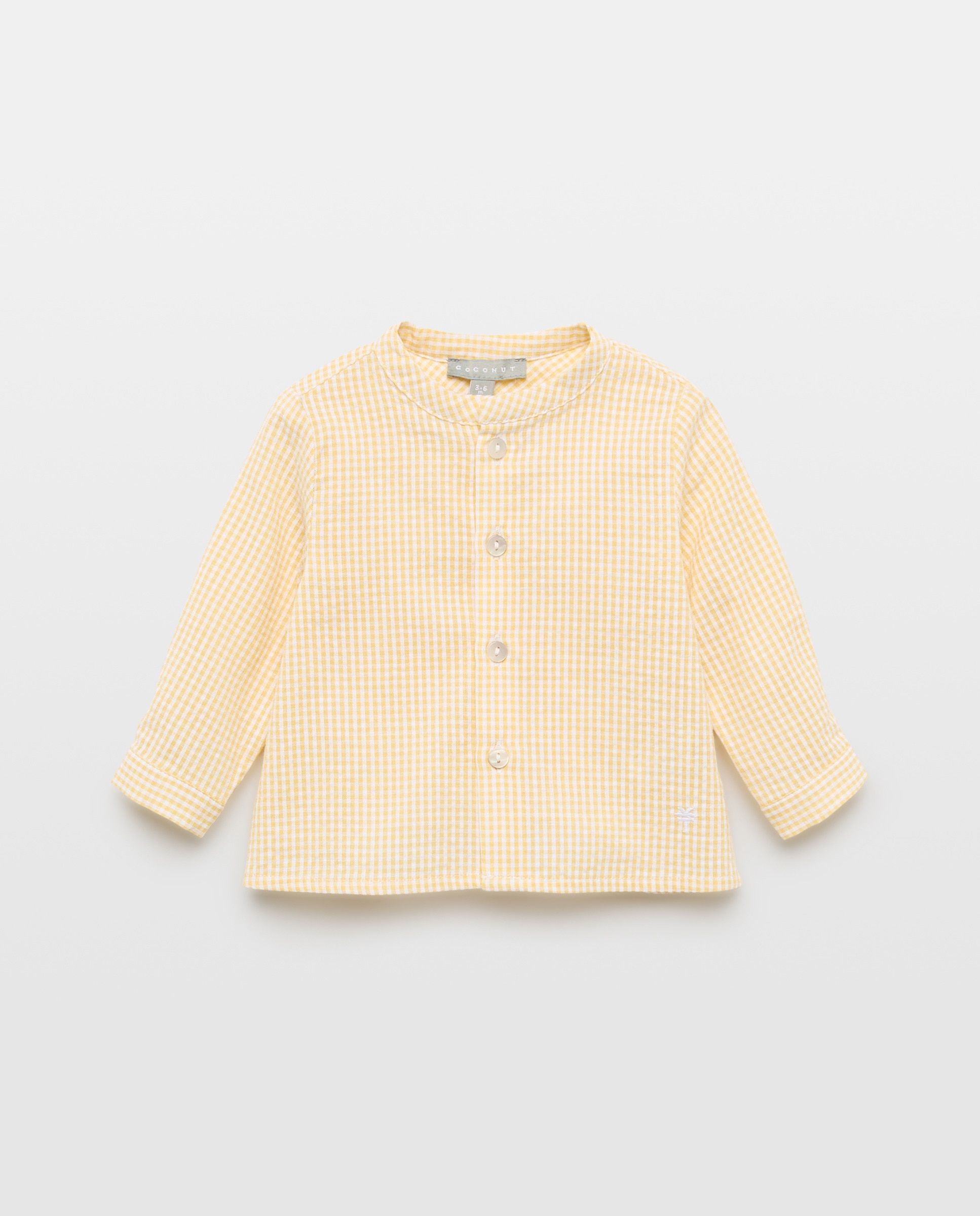 Imagem 0 de Camisa Mini Vichy de Bebé com Manga Comprida e Gola à Padre
