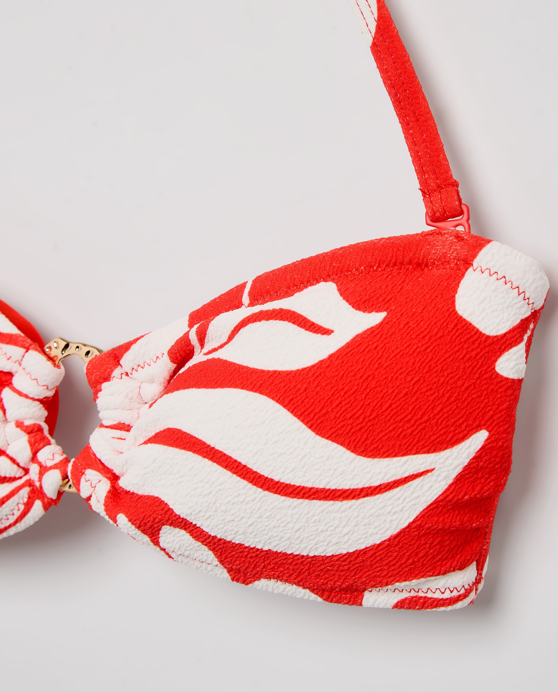 Biquíni Bandeau Vermelho-5