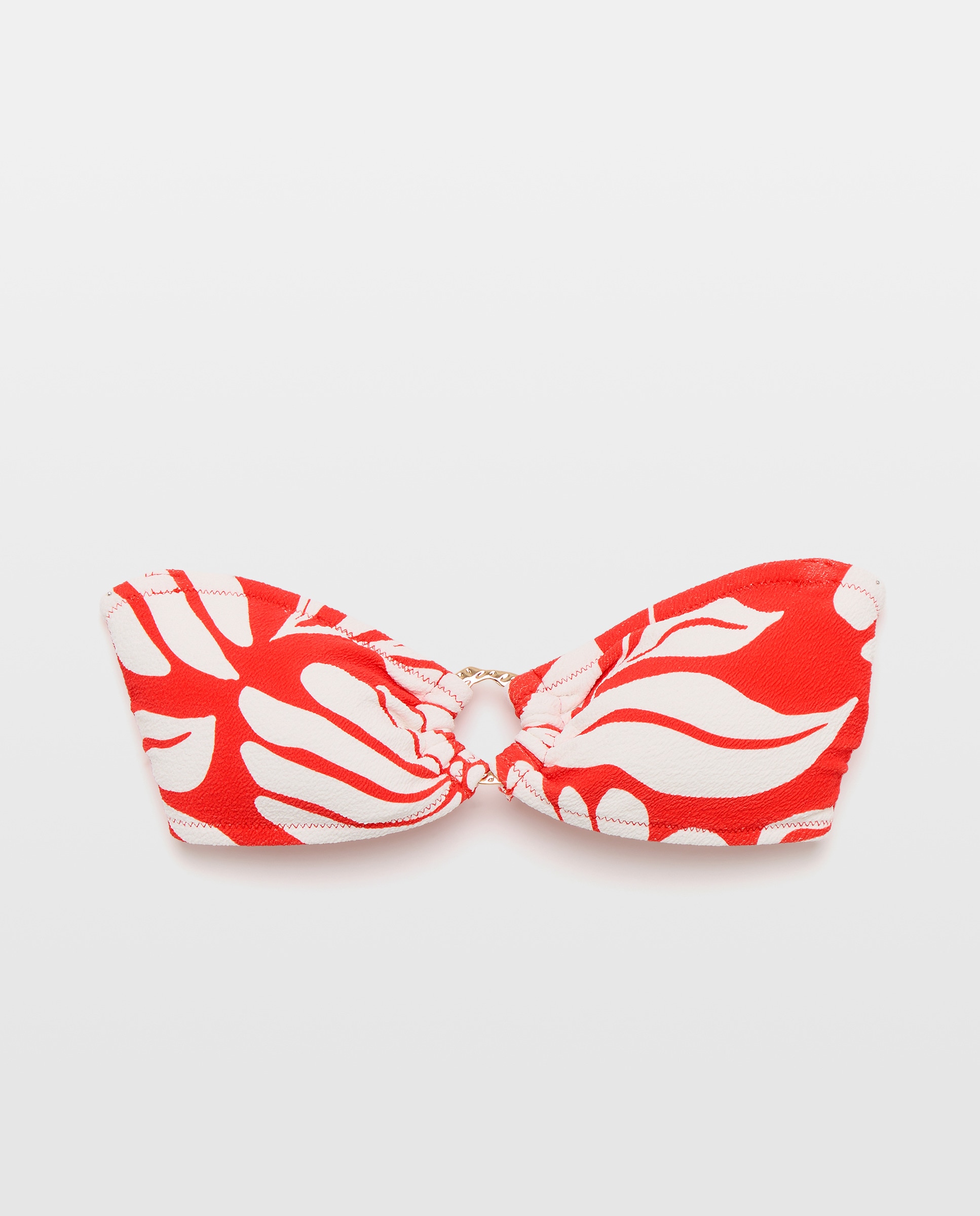 Biquíni Bandeau Vermelho-4