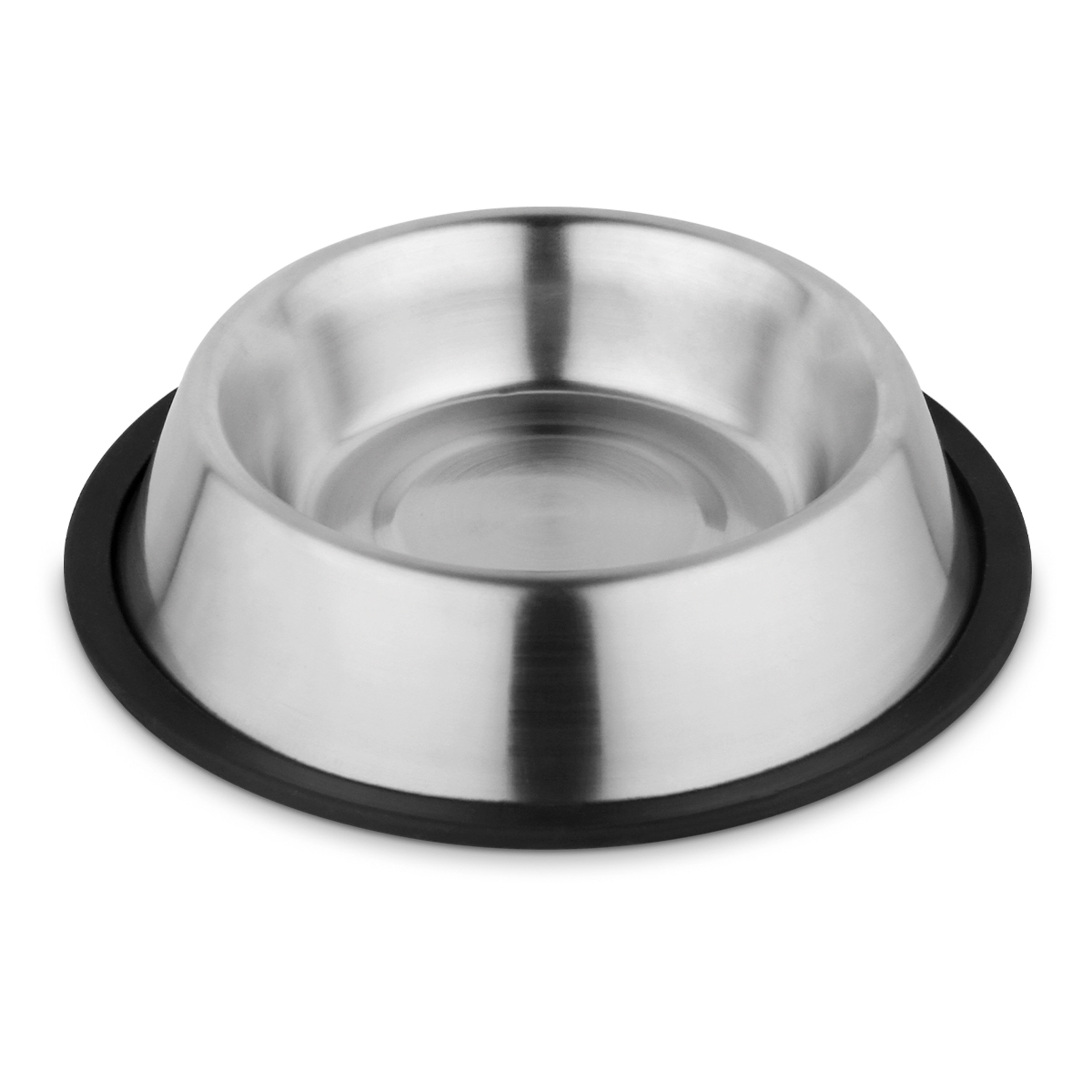 Comedero Fred & Rita para perros y gatos acero mate Inox-1