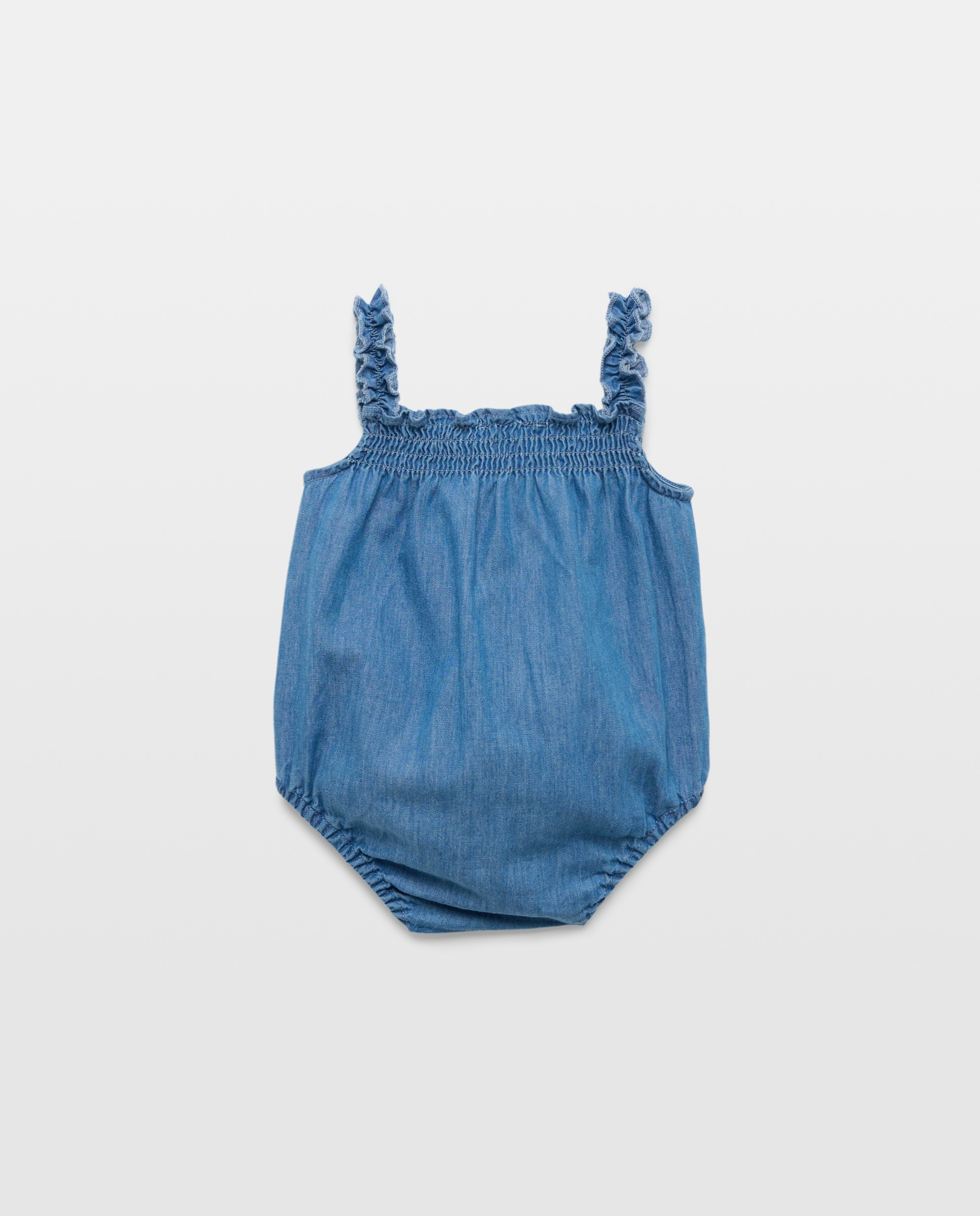 Babygrow de Chambray de Bebé com Alças Baby El Corte Inglés 400 Azul-2