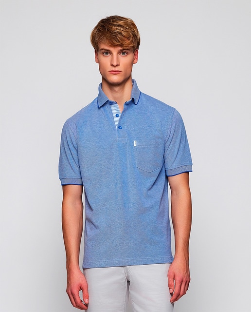 Imagem 0 de Polo Piqué de Manga Curta com Bolso