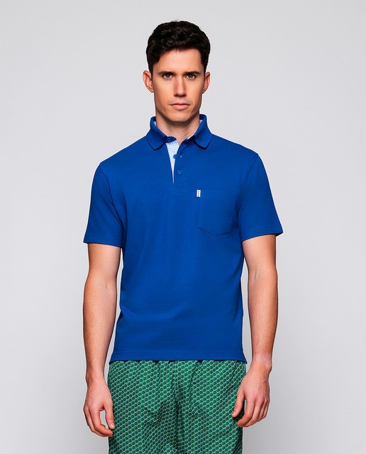 Imagem 0 de Polo Piqué de Manga Curta com Bolso
