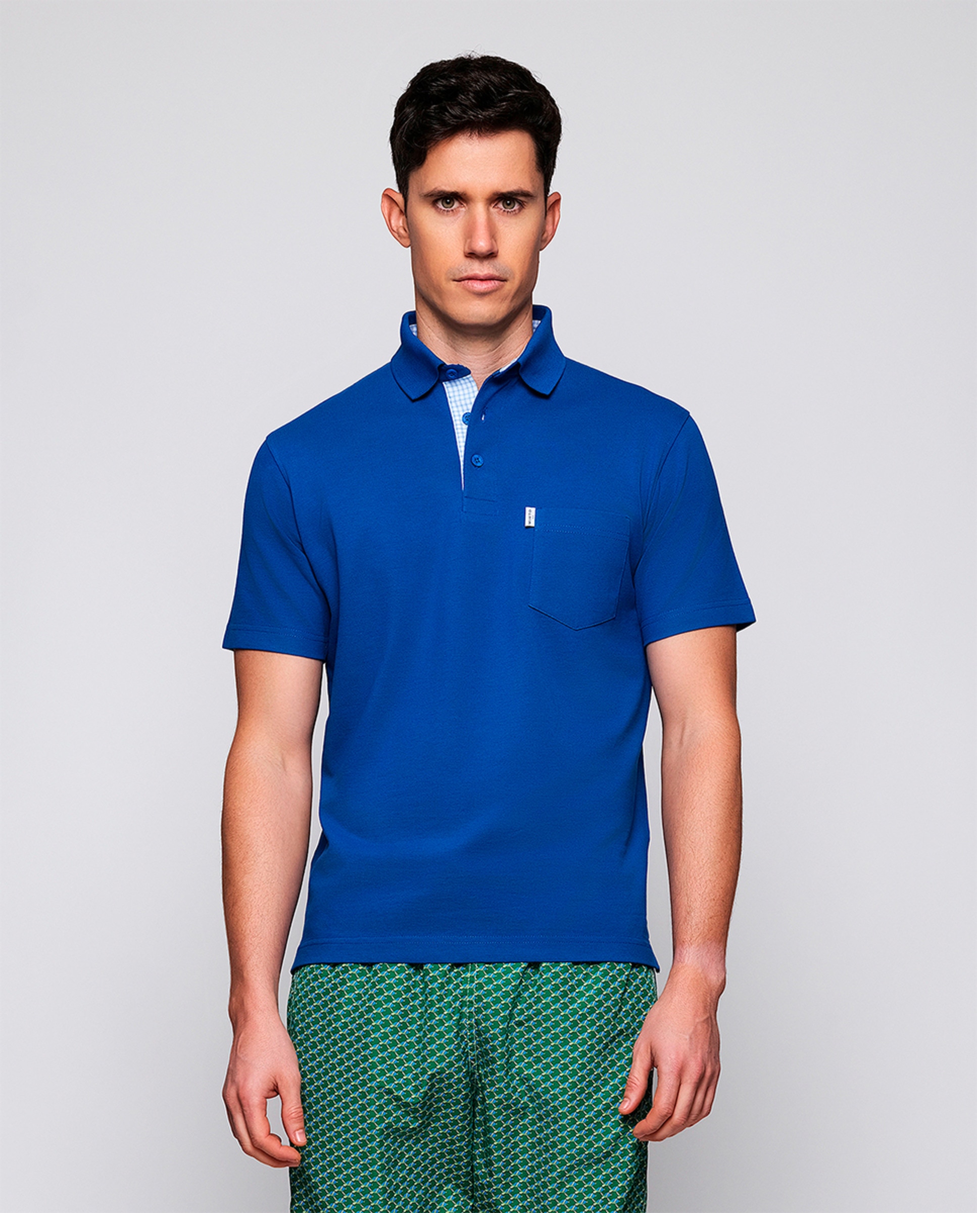 Imagem 0 de Polo Piqué de Manga Curta com Bolso