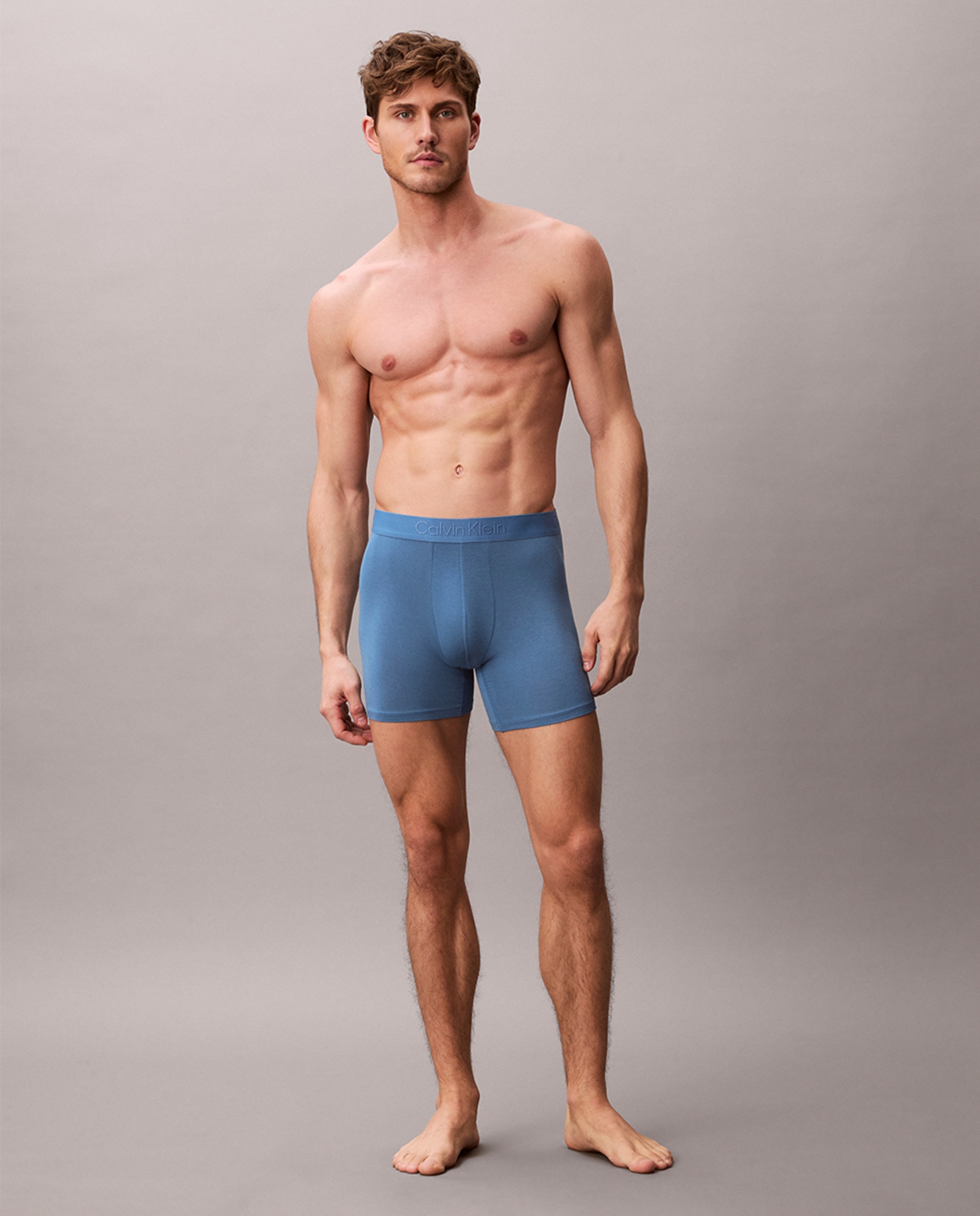 Boxers Curtos Individuais Azul-5