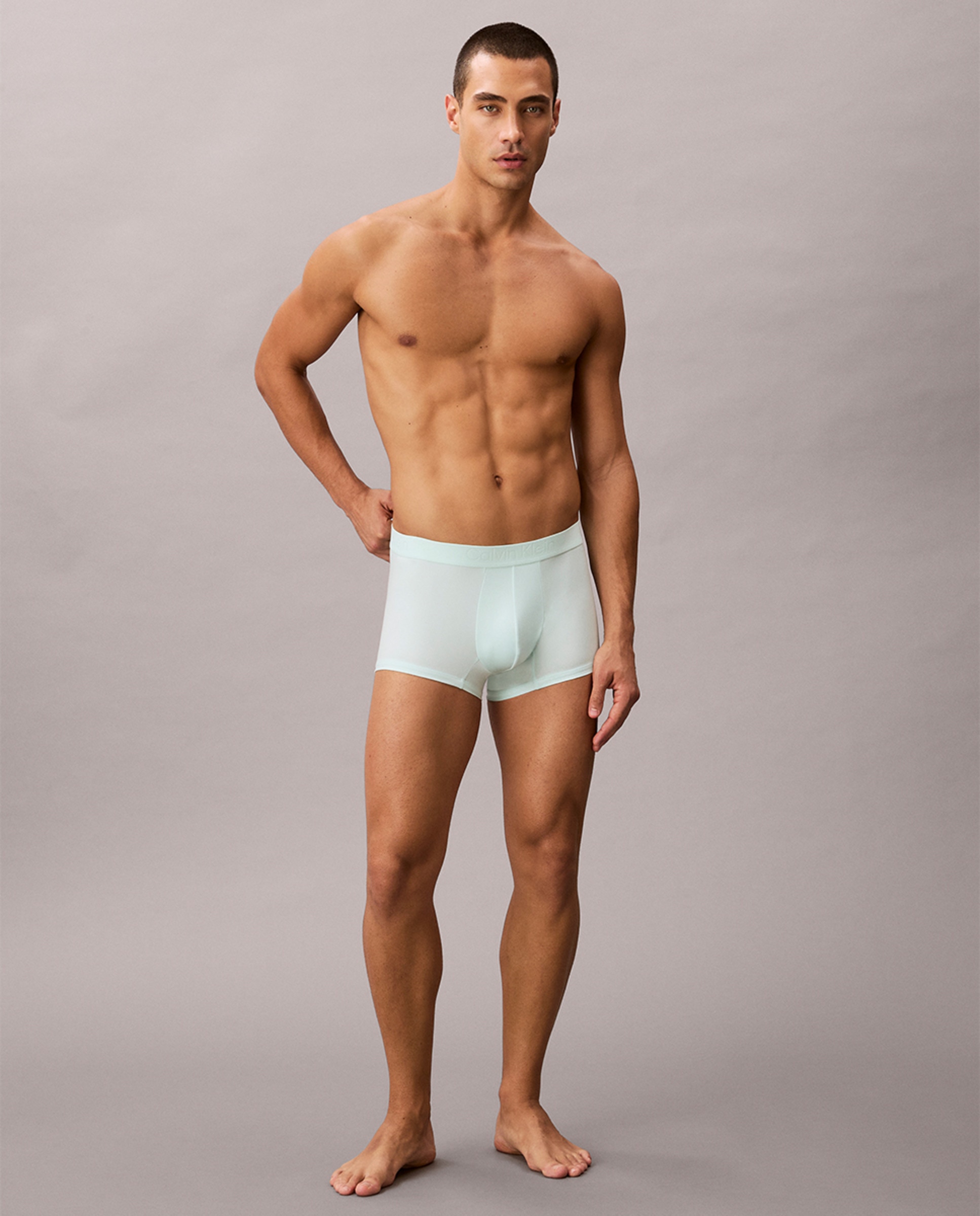 Boxers Curtos Individuais Azul-claro-6