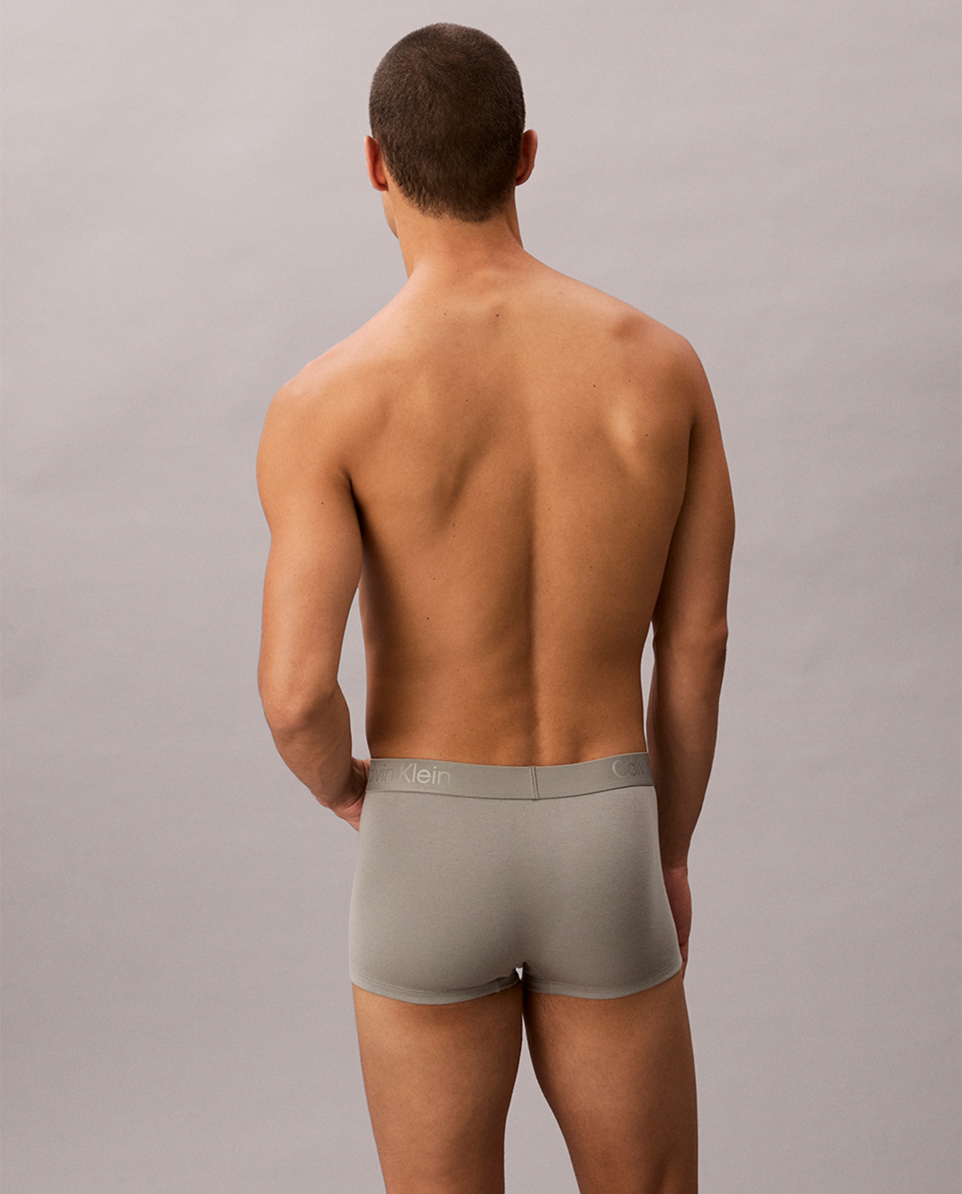 Boxers Curtos Individuais Cinzento-2