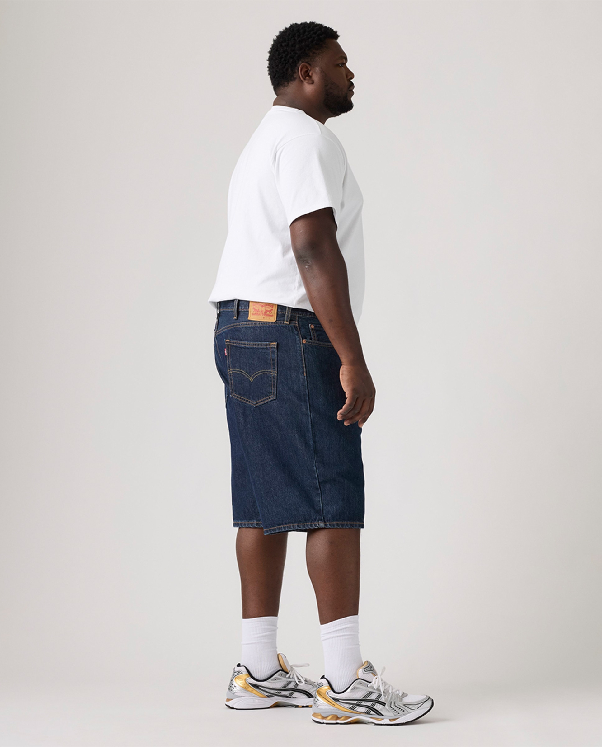 Bermudas de Ganga 469 Loose™ Tamanhos Grandes Azul-marinho-4