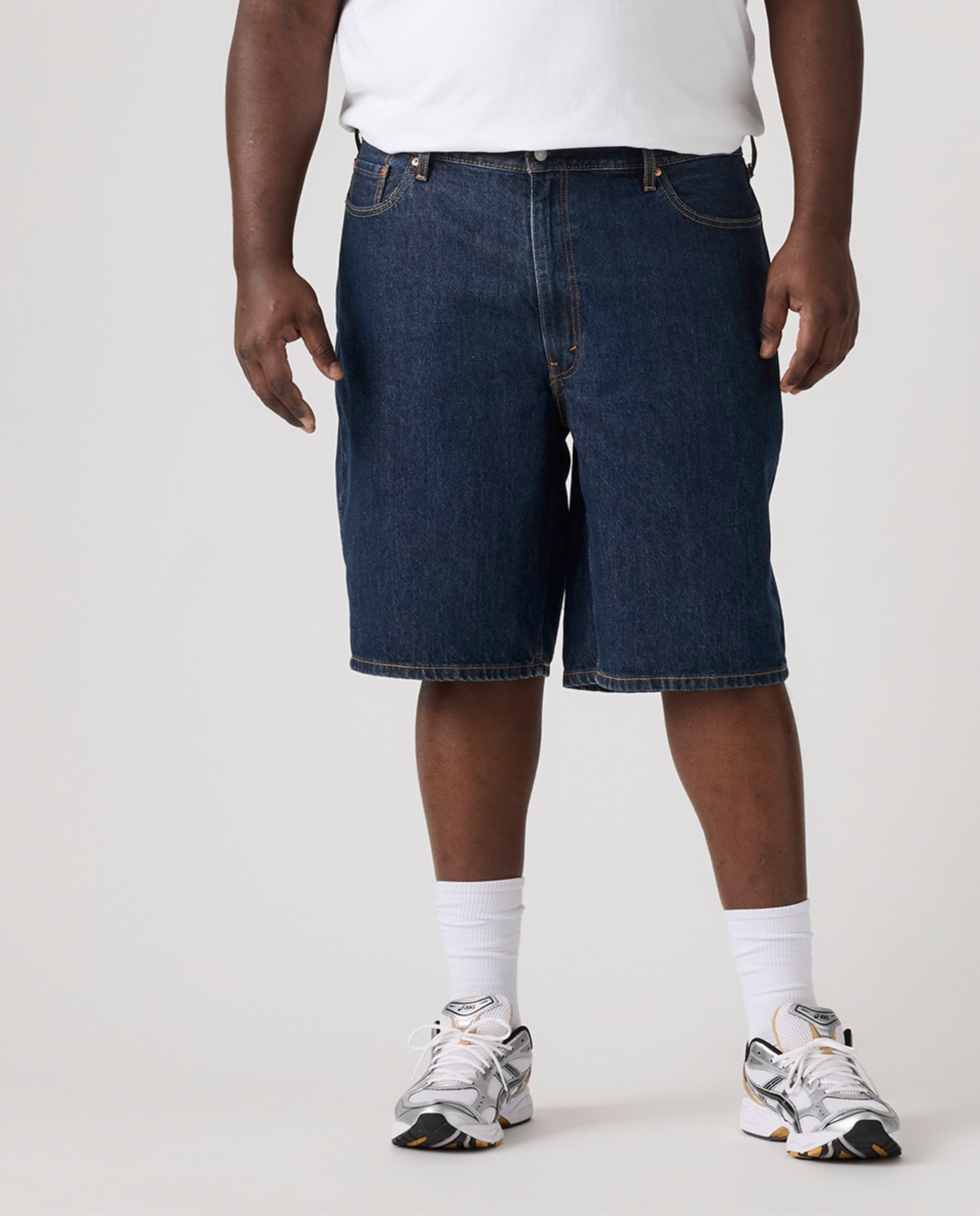 Bermudas de Ganga 469 Loose™ Tamanhos Grandes Azul-marinho-2