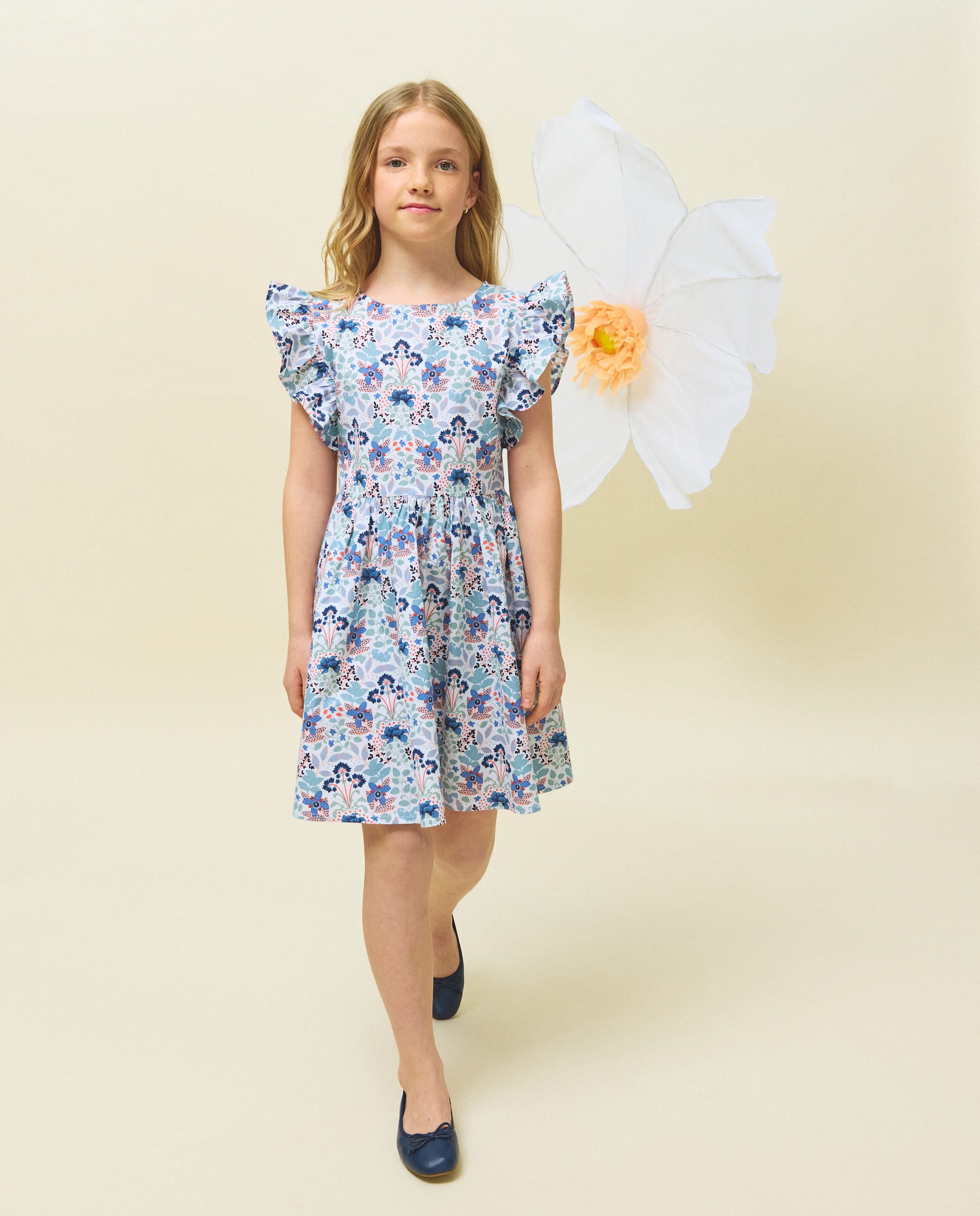 Imagem 0 de Vestido de Popelina com Costas Abertas