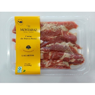 Lagartos de Porco Preto Peso Aproximado por cuvete 250 g