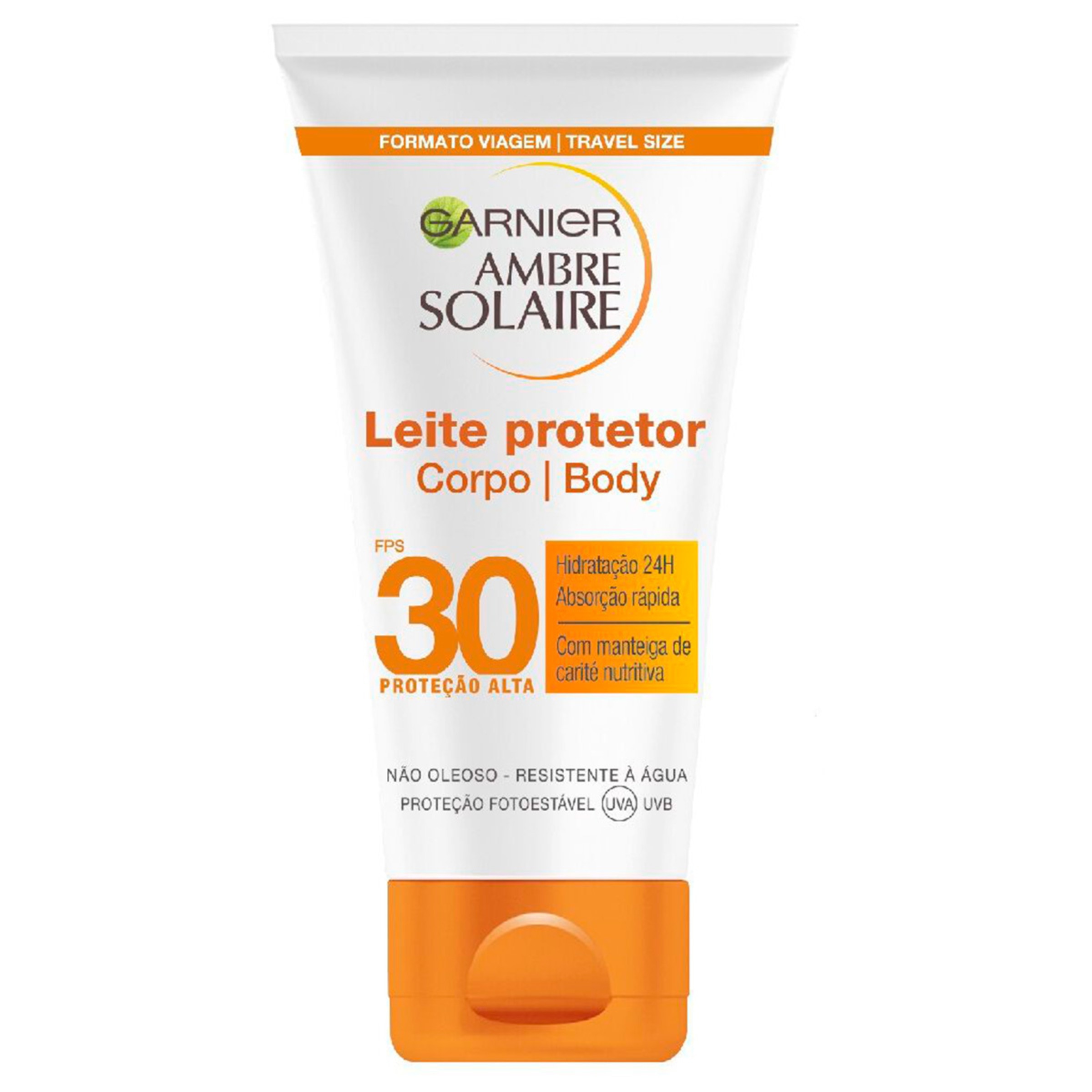 Leite Solar Formato Viagem  IP30 embalagem 50 ml