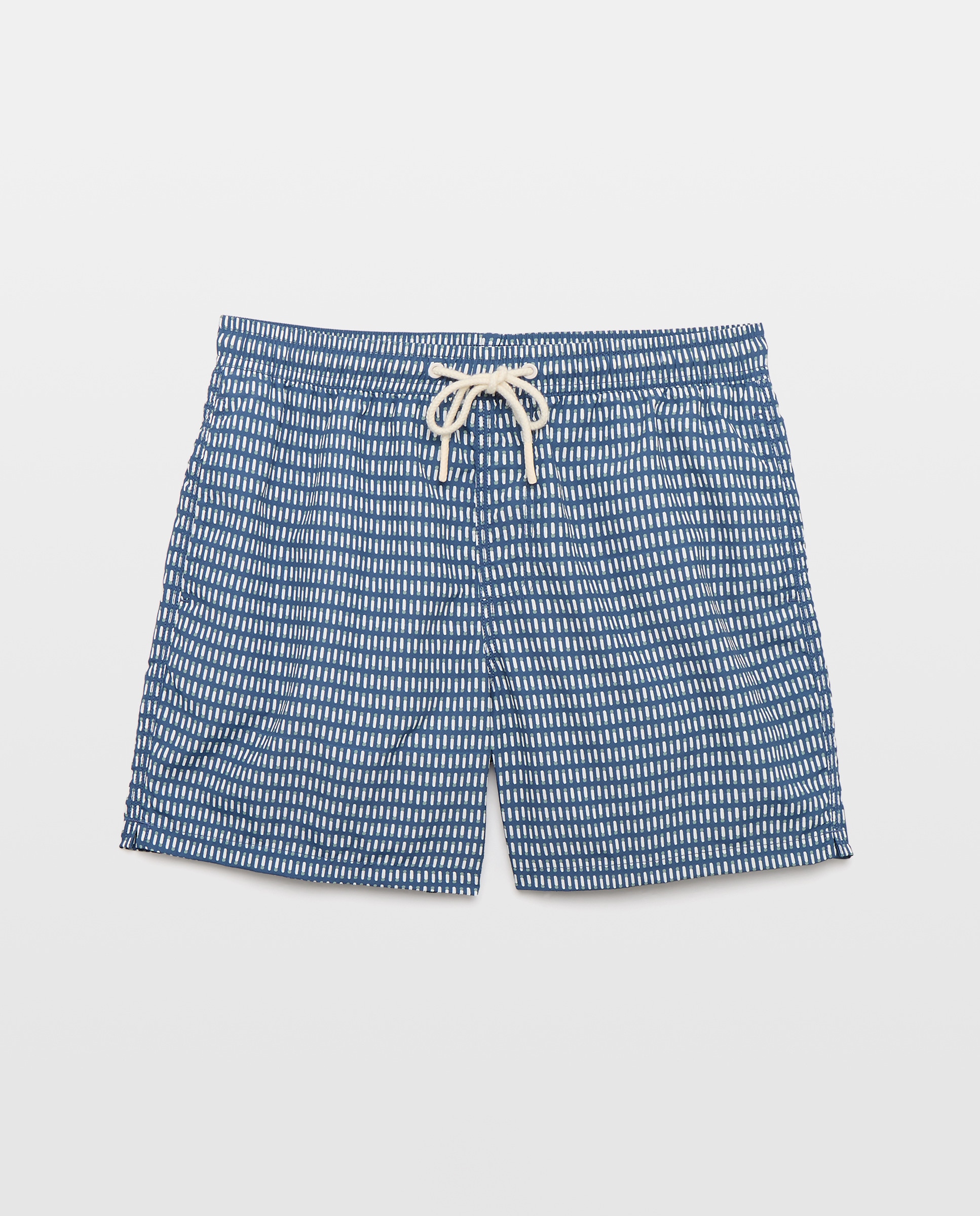 Bañador estampado geométrico hombre 400 Azul-3
