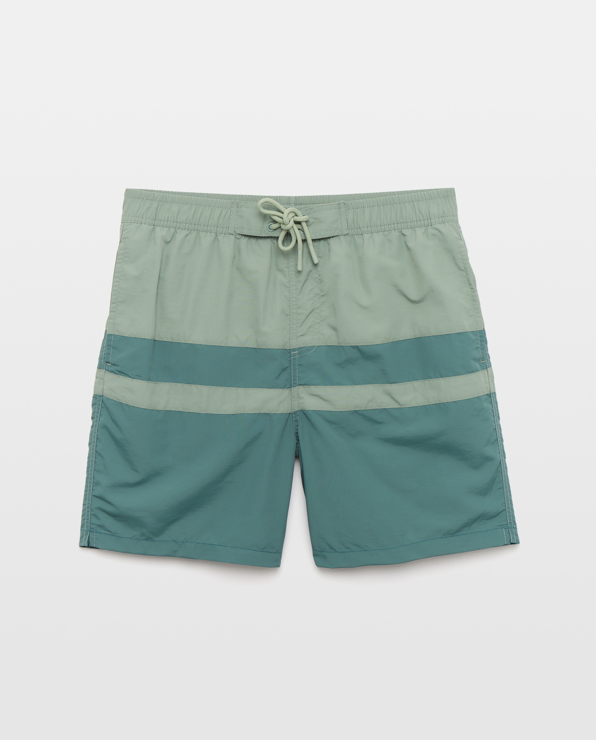 Bañador cortes hombre 530 Verde oscuro-3