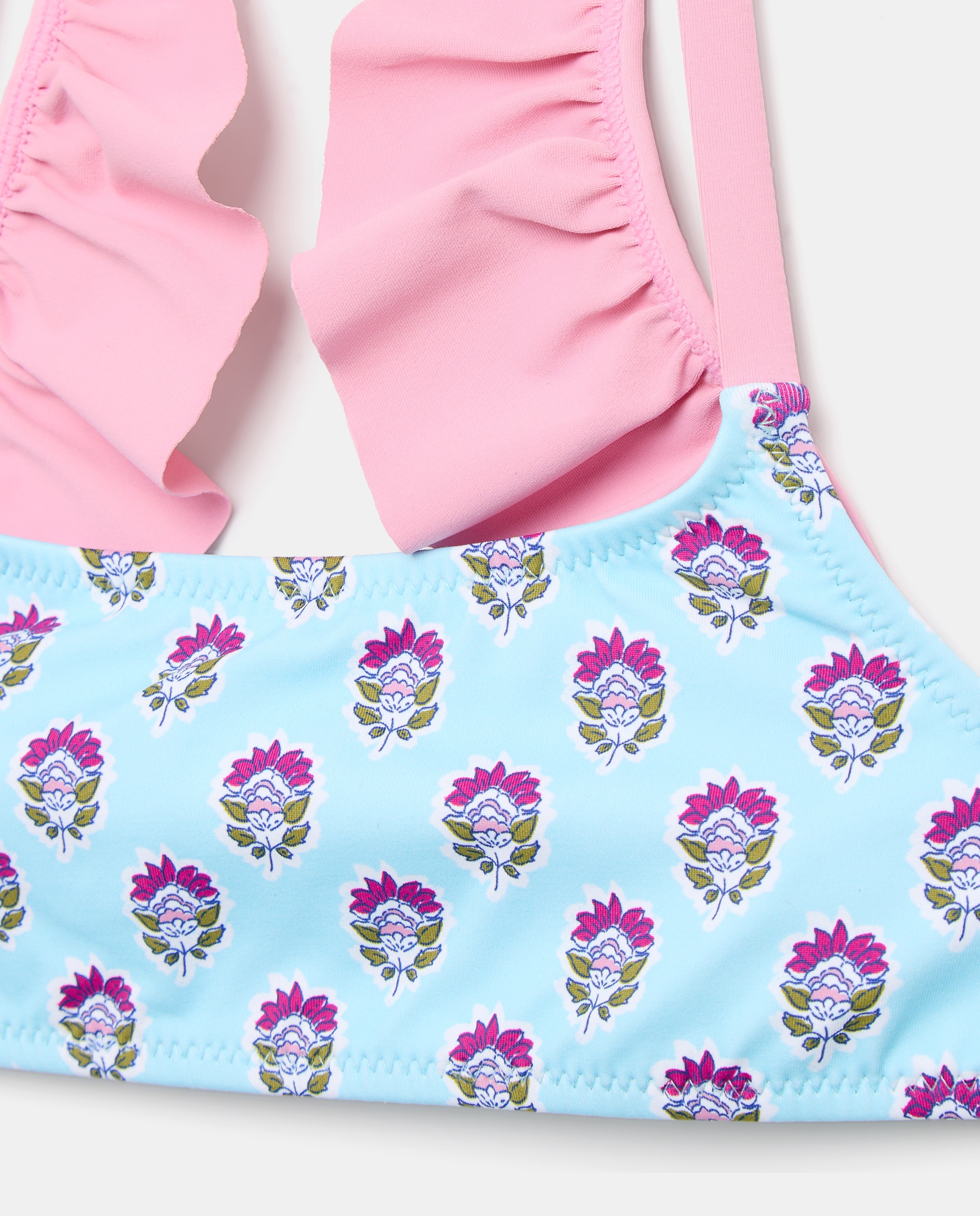 Biquíni com Estampado Floral Verde-2