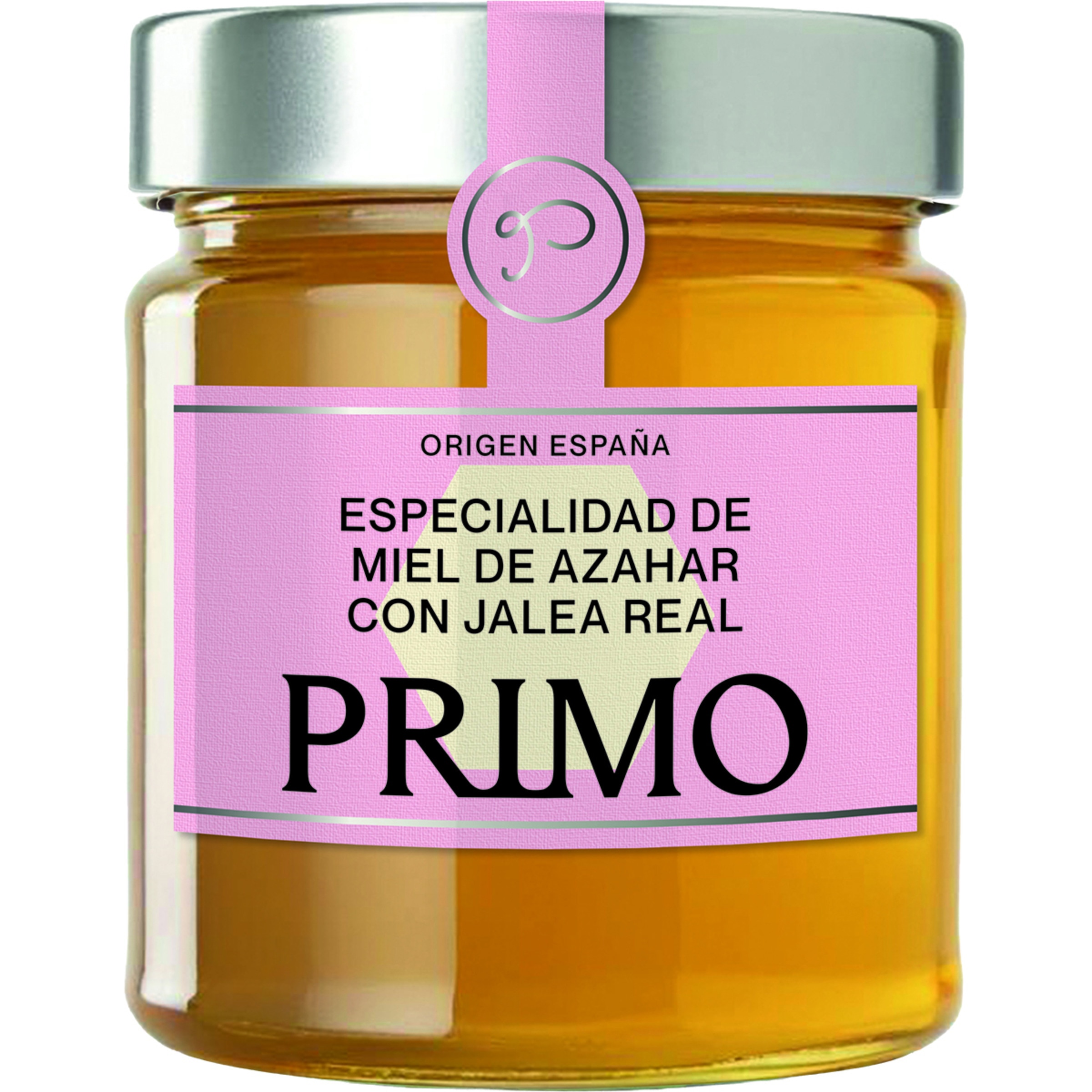 especialidad de miel de azahar con jalea real origen España tarro 250 g