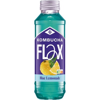 kombucha Blue Limonade con yuzu y espirulina botella 330 ml - Flax