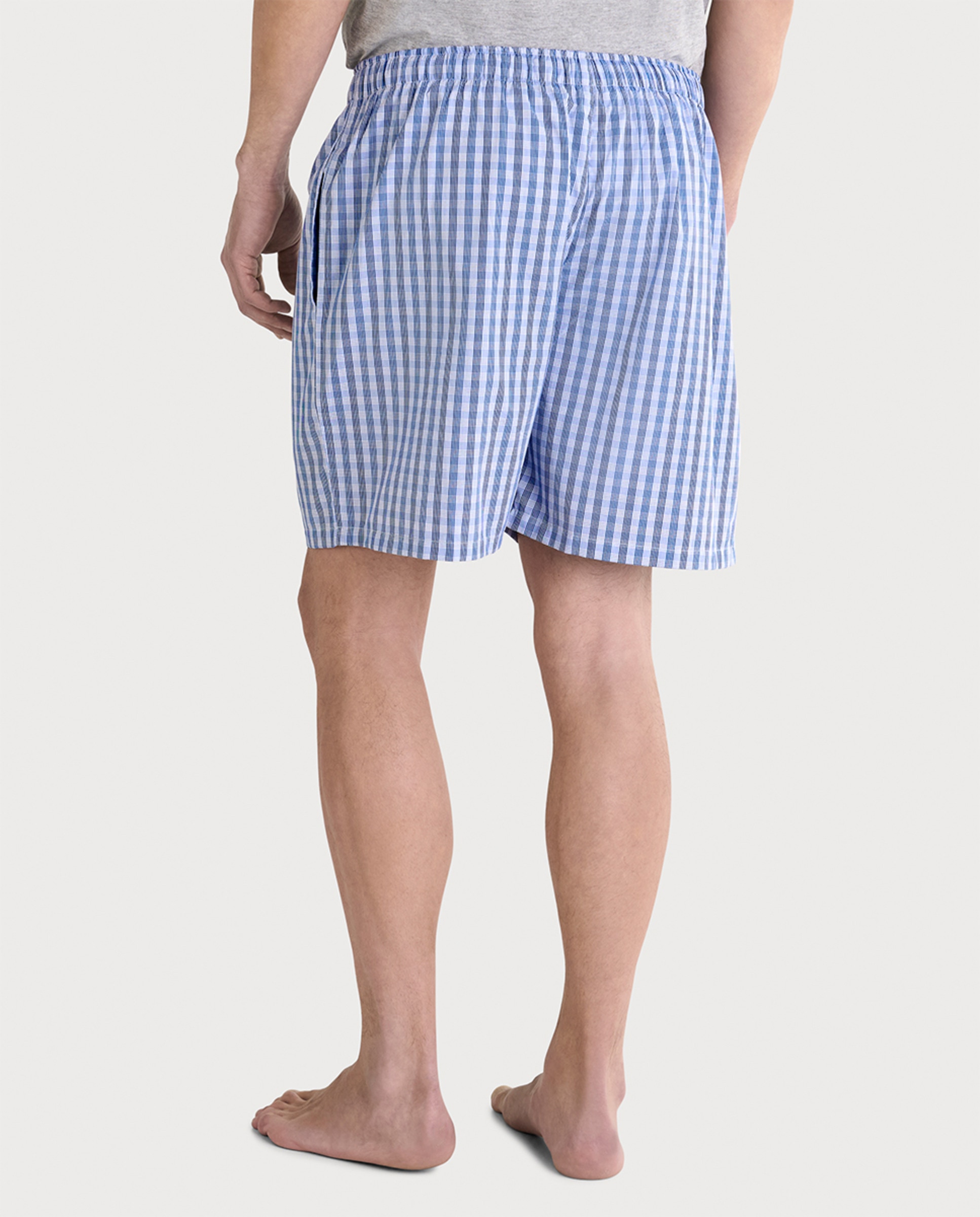 Calções de Tecido Azul-marinho-2