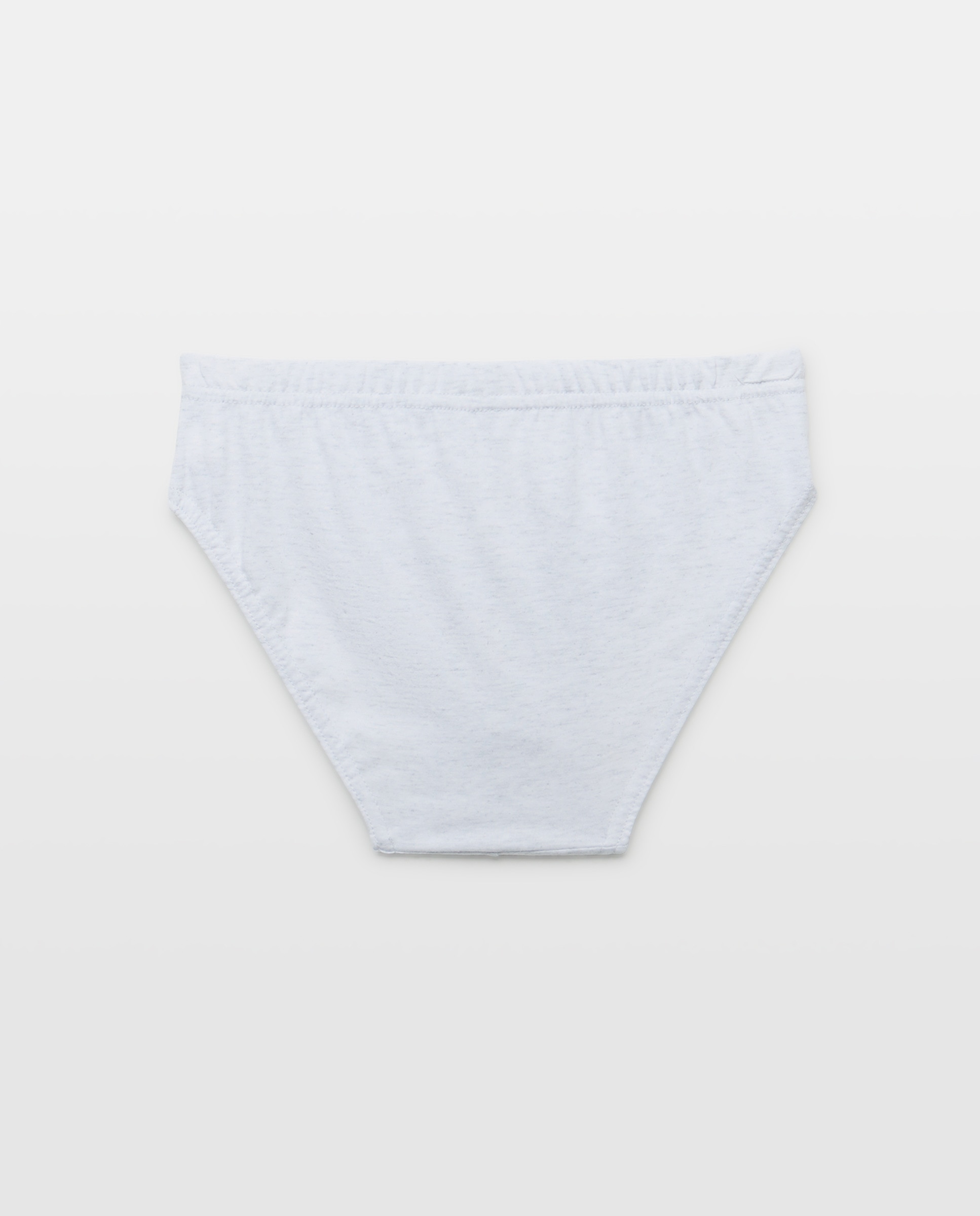 Pack de Três Slips Lisos Cinzento-claro-2
