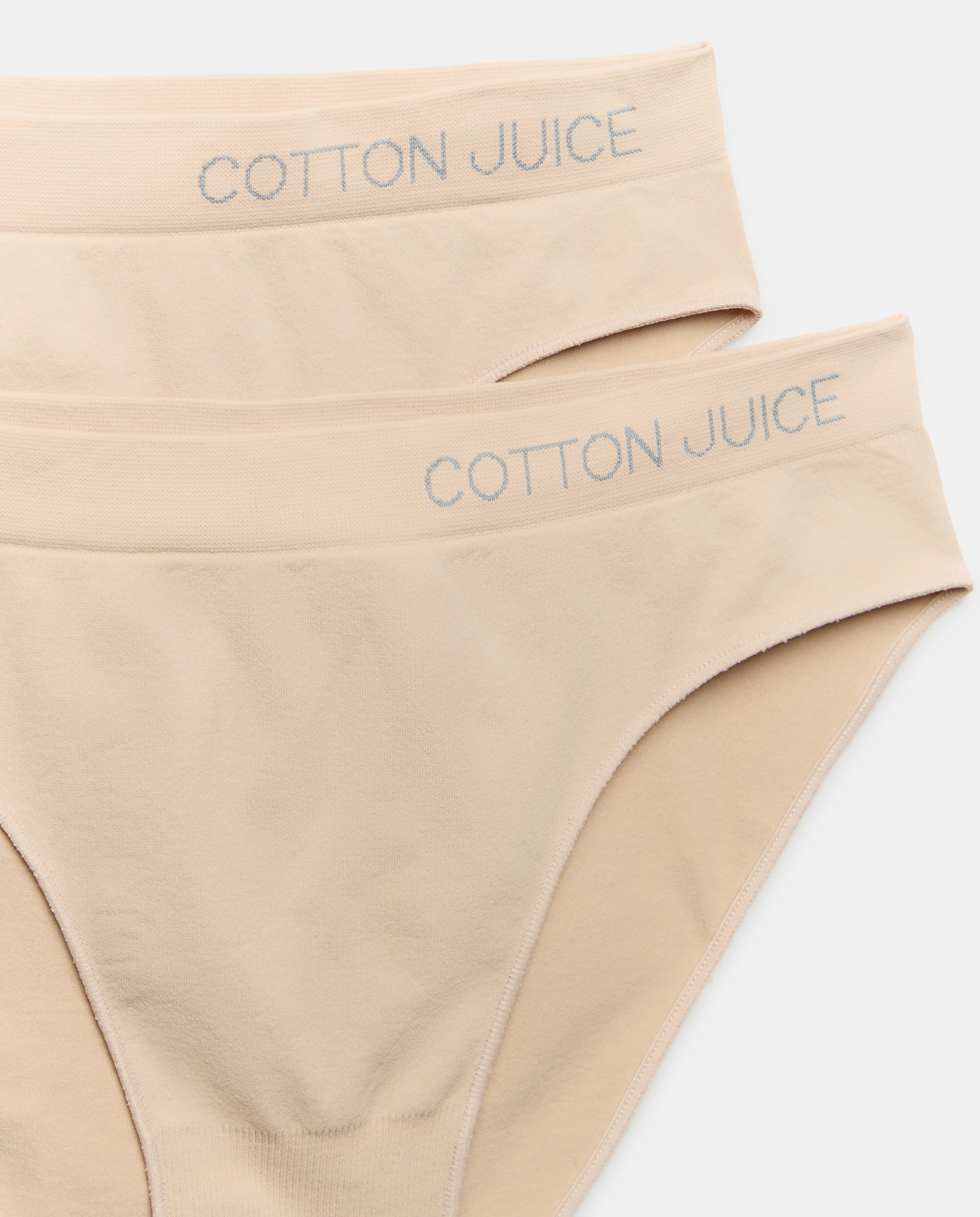 Pack de 2 Cuecas sem Costuras Bege-3