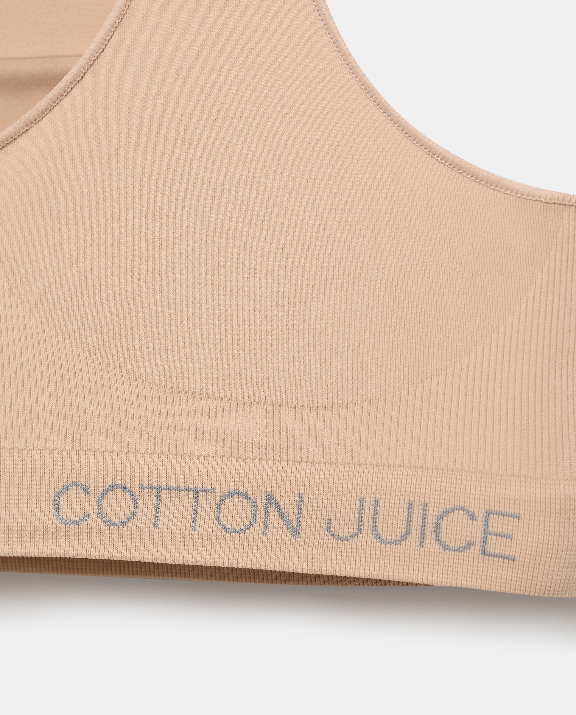 Top sem Costuras Bege-3