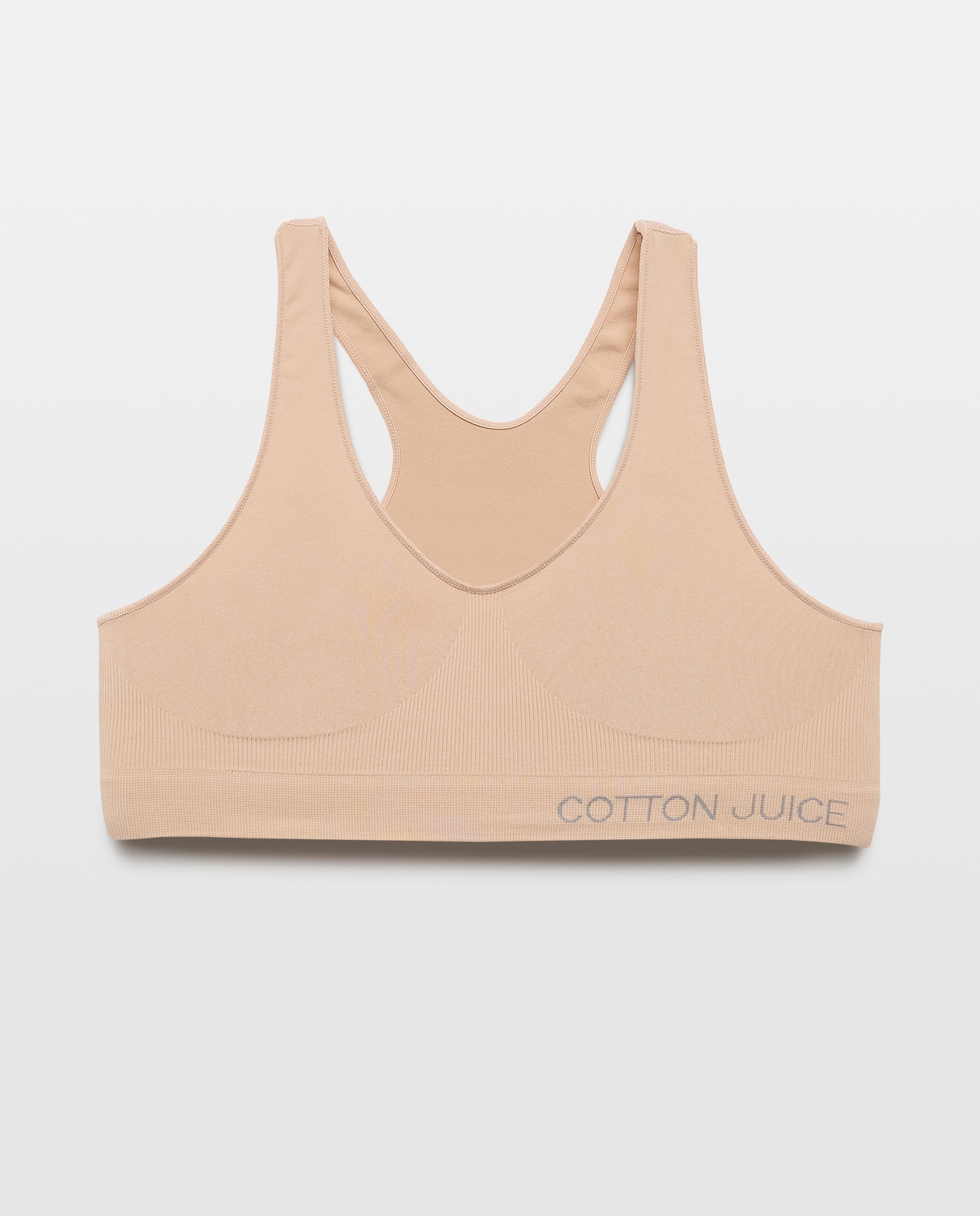 Top sem Costuras Bege-1