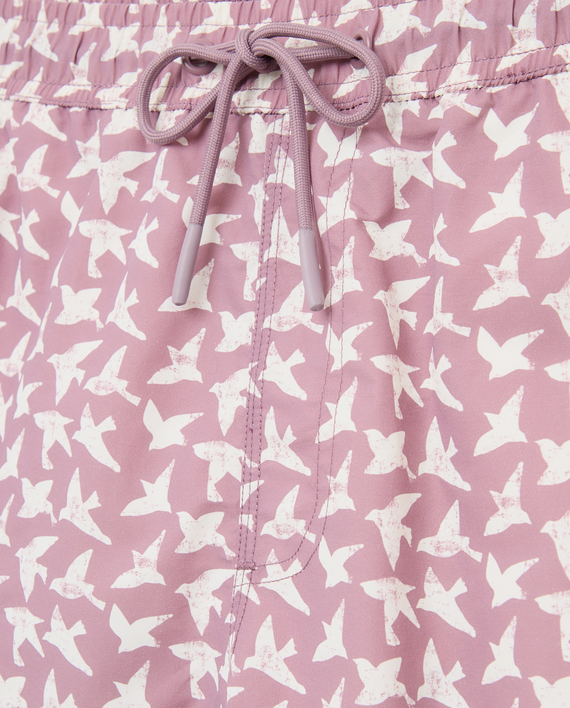Bañador estampado pájaros hombre 282 Malva-4