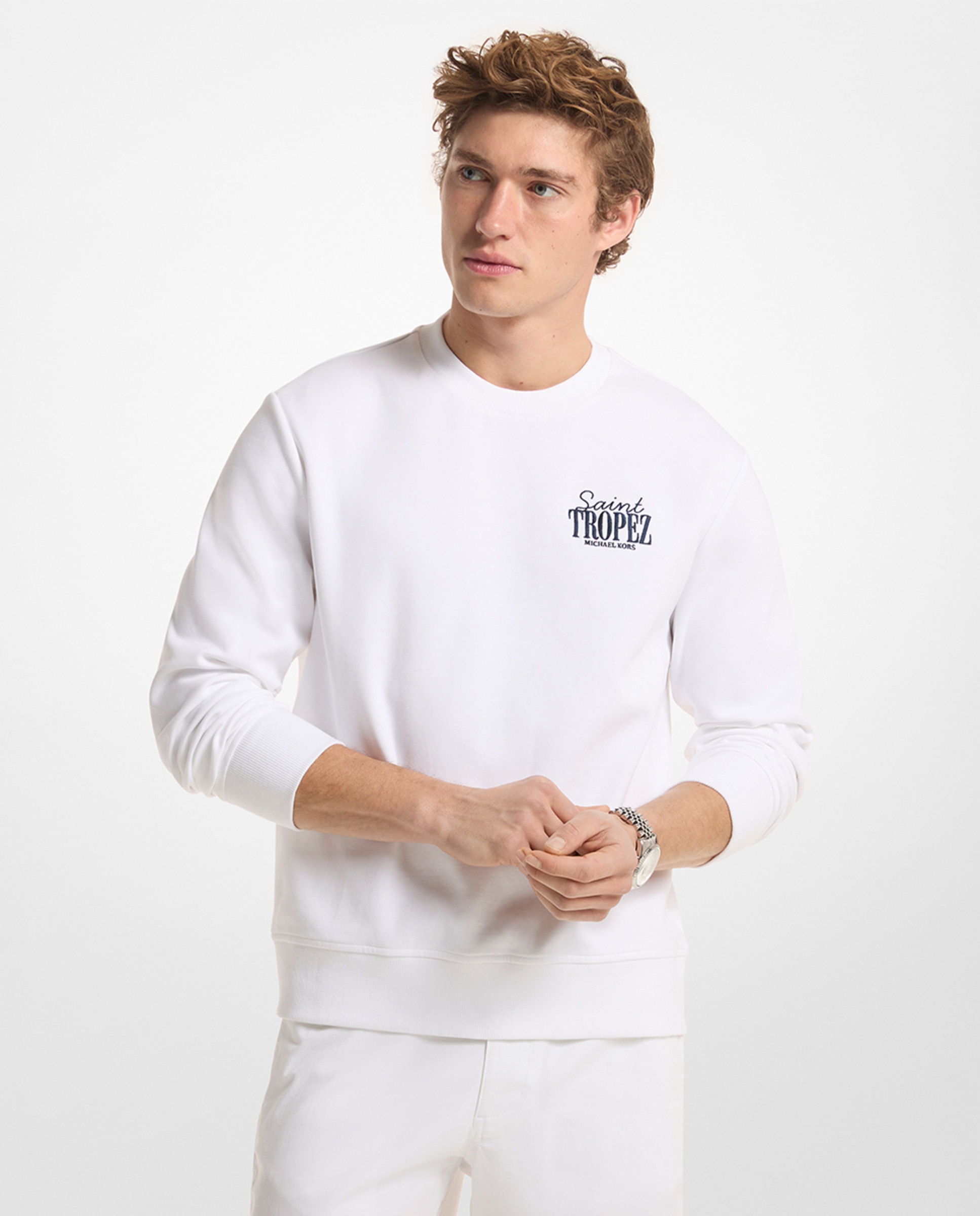 Imagem 0 de Sweatshirt com St Tropez à Frente e Estampado Traseiro