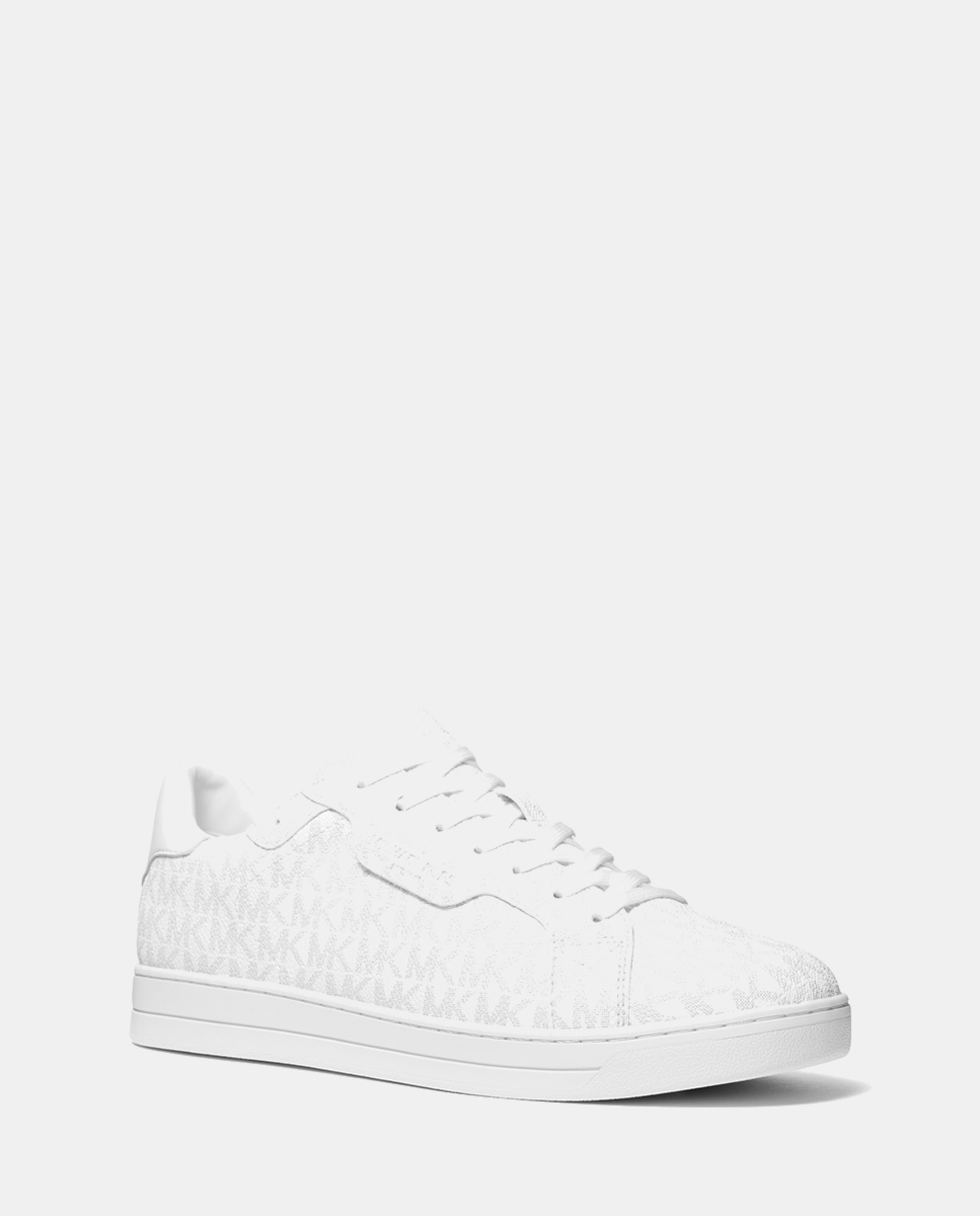 Zapatilla de hombre Keating con logotipo - Michael Kors - Blanco Blanco-2