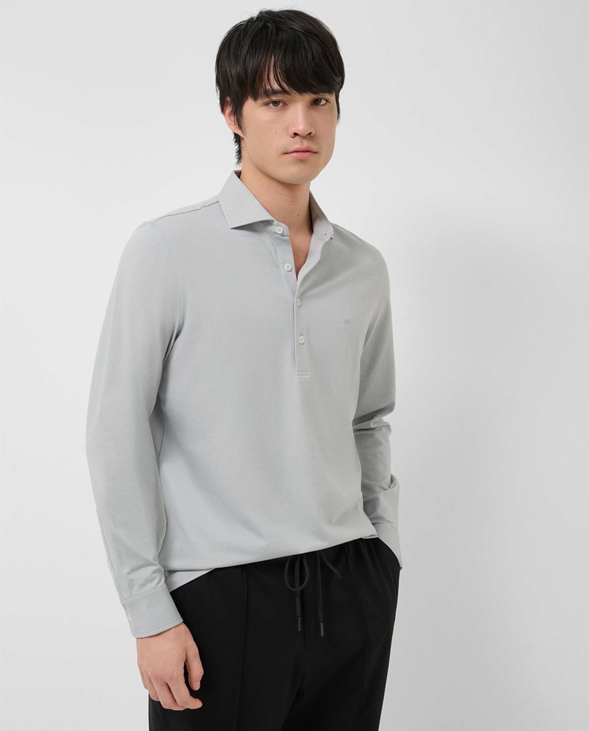 Imagem 0 de Polo Piqué de Manga Comprida