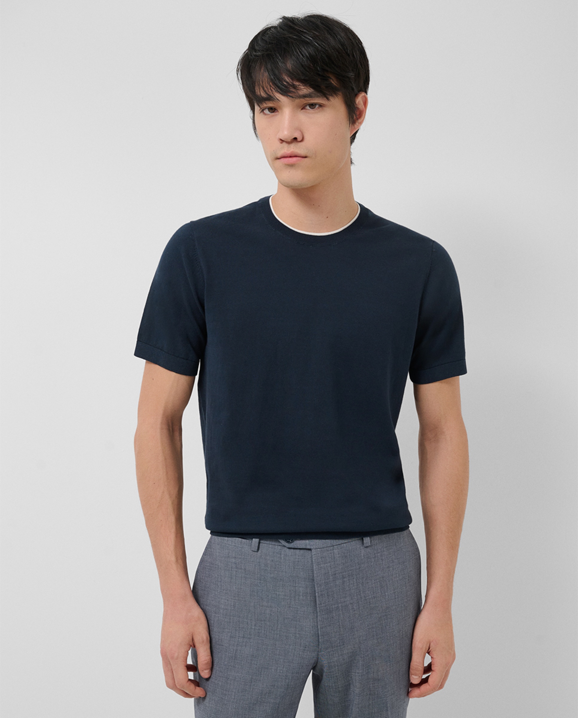 Imagem 0 de T-shirt de Manga Curta Tricotada