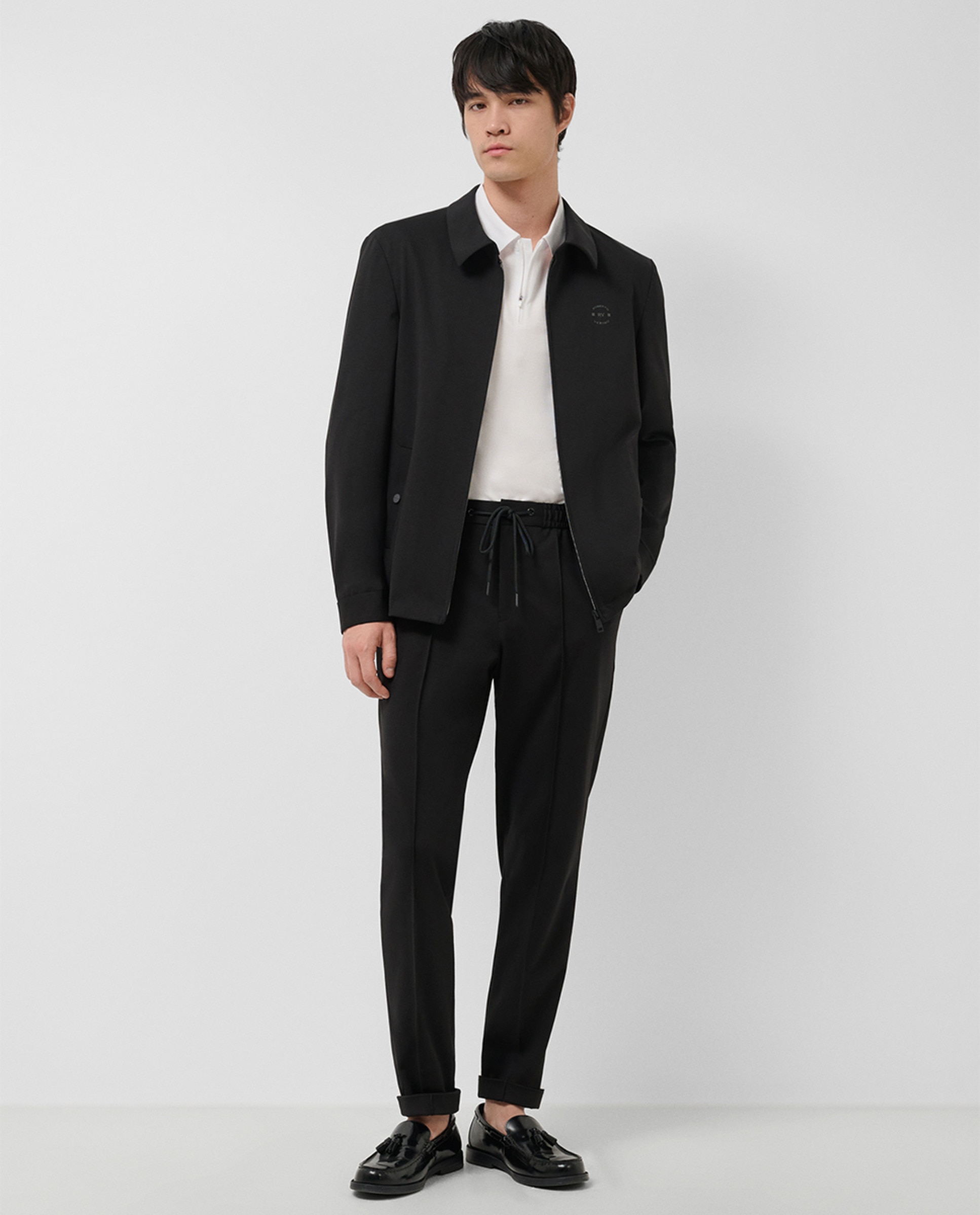 Sobrecamisa Separate de Malha Roma Preto-4