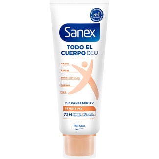 desodorante Todo el Cuerpo hipoalergénico Sensitive 72h tubo 75 ml - Sanex