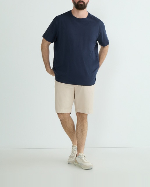 Imagen 0 de Bermuda de hombre de algodón ultraligero corte classic tallas grandes