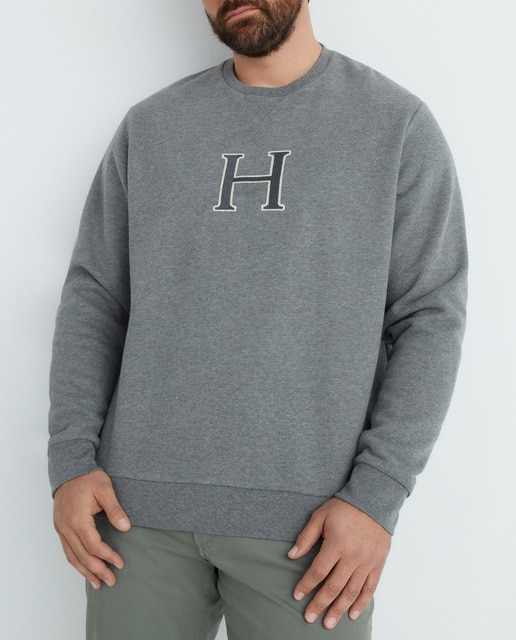 Imagen 0 de Sudadera Heritage en color gris tallas gris, tallas grandes