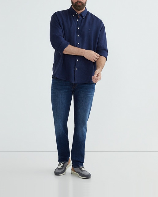 Imagen 0 de Pantalón vaquero de hombre corte regular tallas grandes